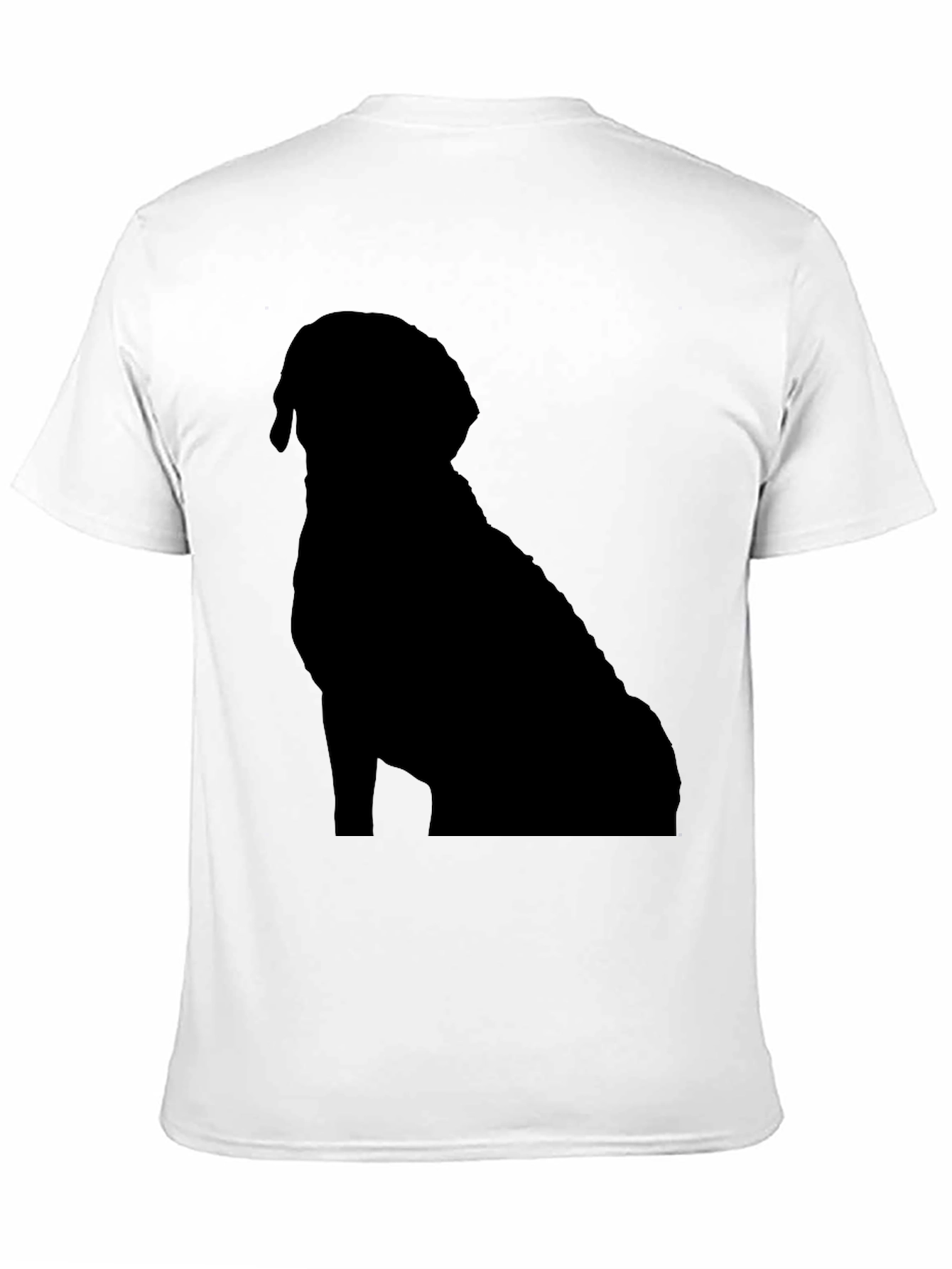Black Dog Silhouette Graphic Tee