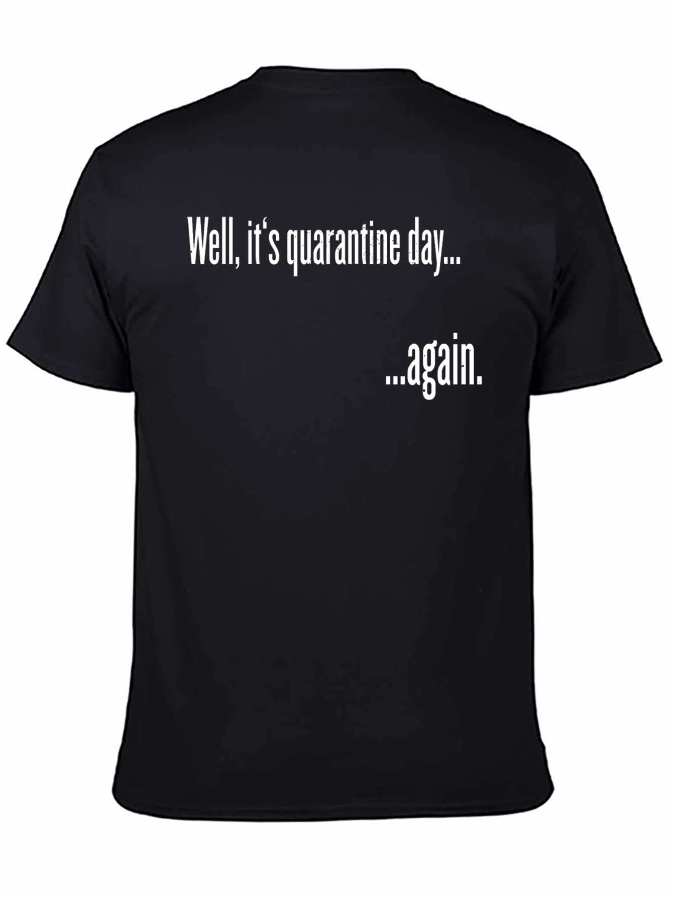 Quarantine Day Again Funny T-Shirt