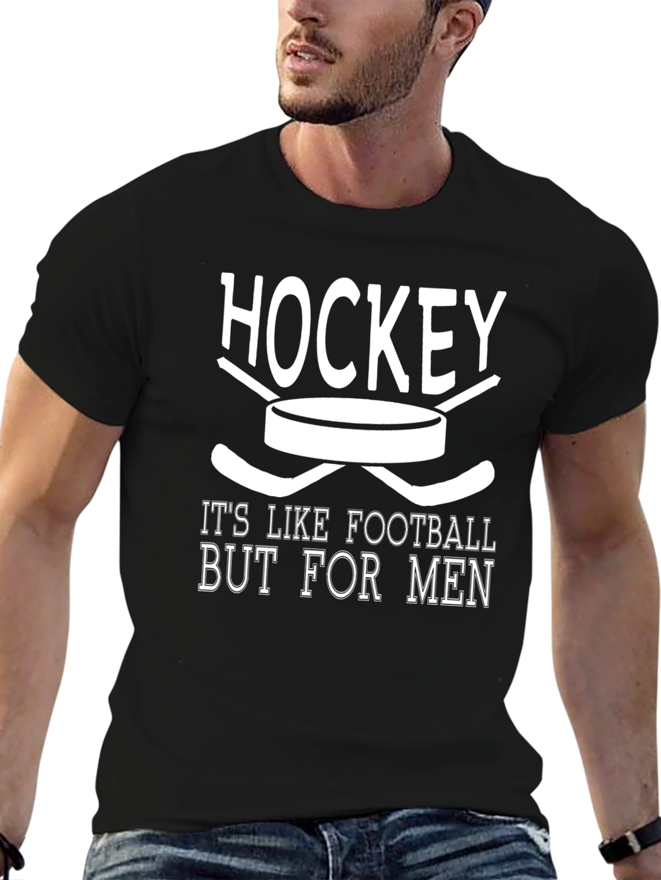 Hockey Is Like Football But For Men T-Shirt