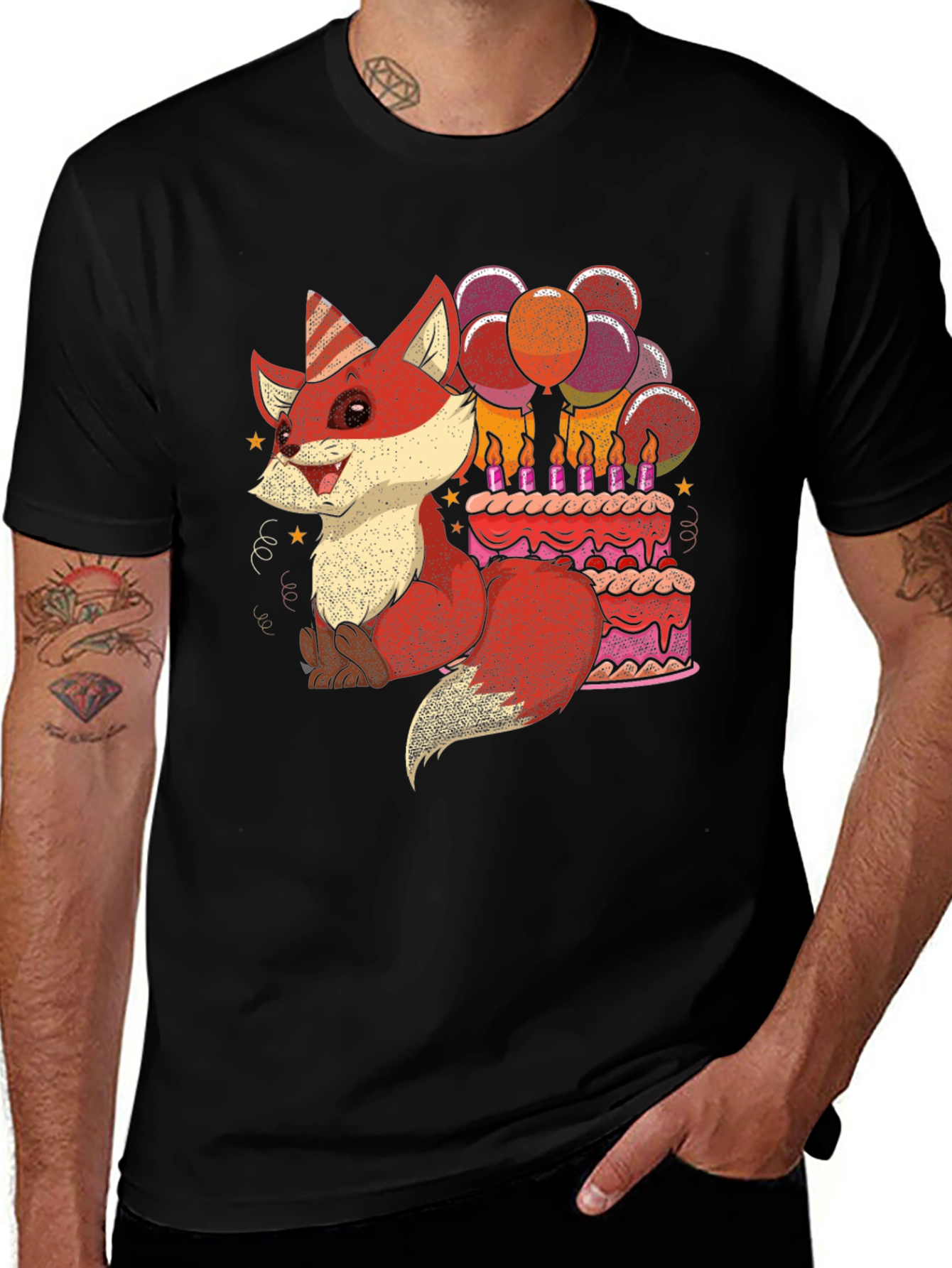 Birthday Fox T-Shirt