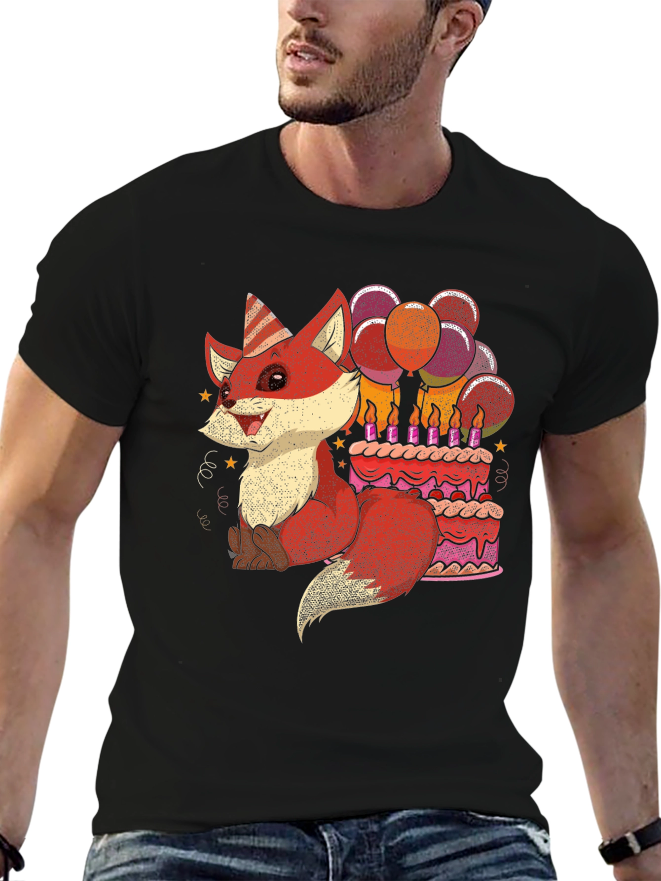 Birthday Fox T-Shirt
