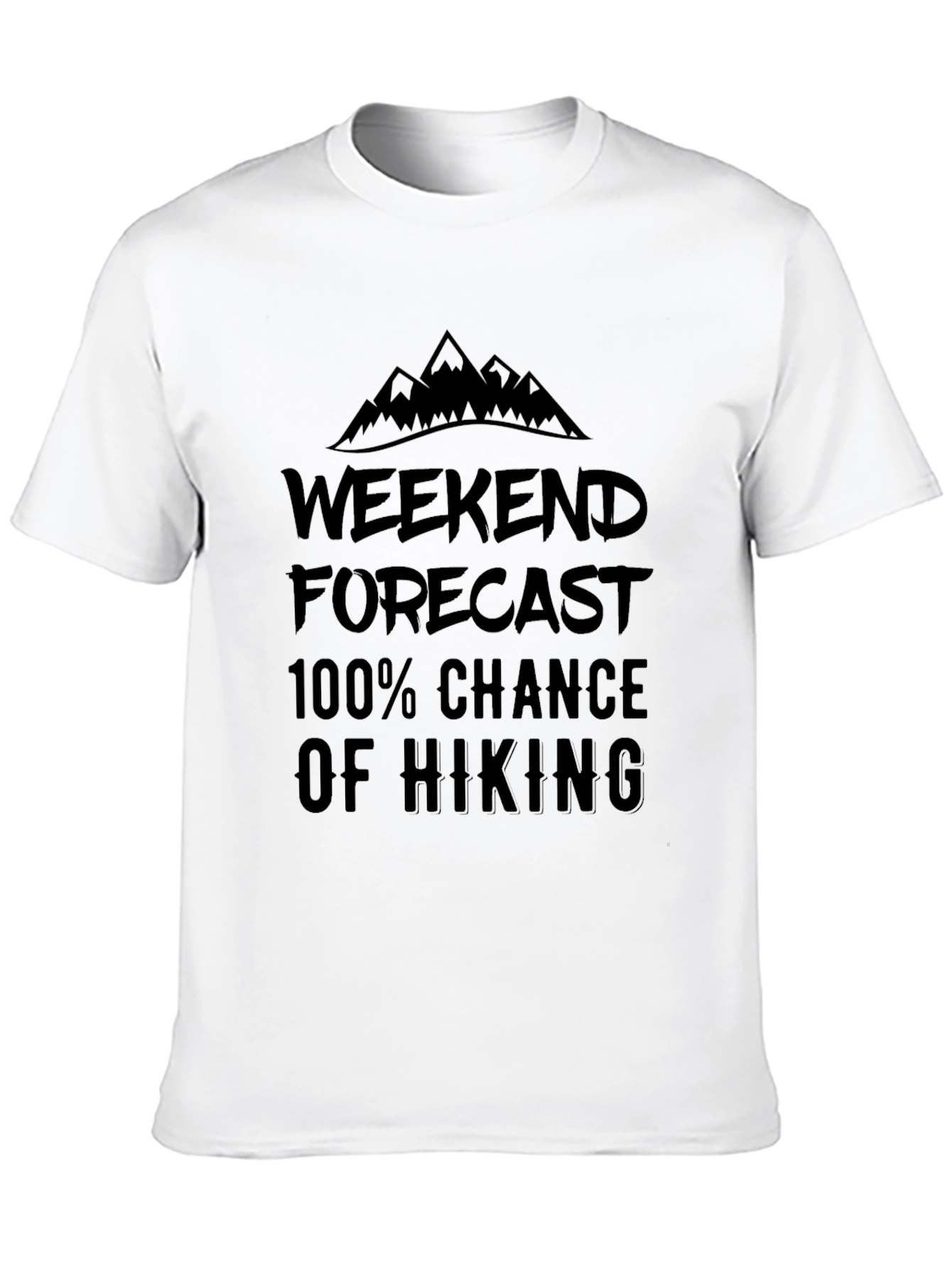 Hiking Forecast T-Shirt - Weekend Adventure Apparel