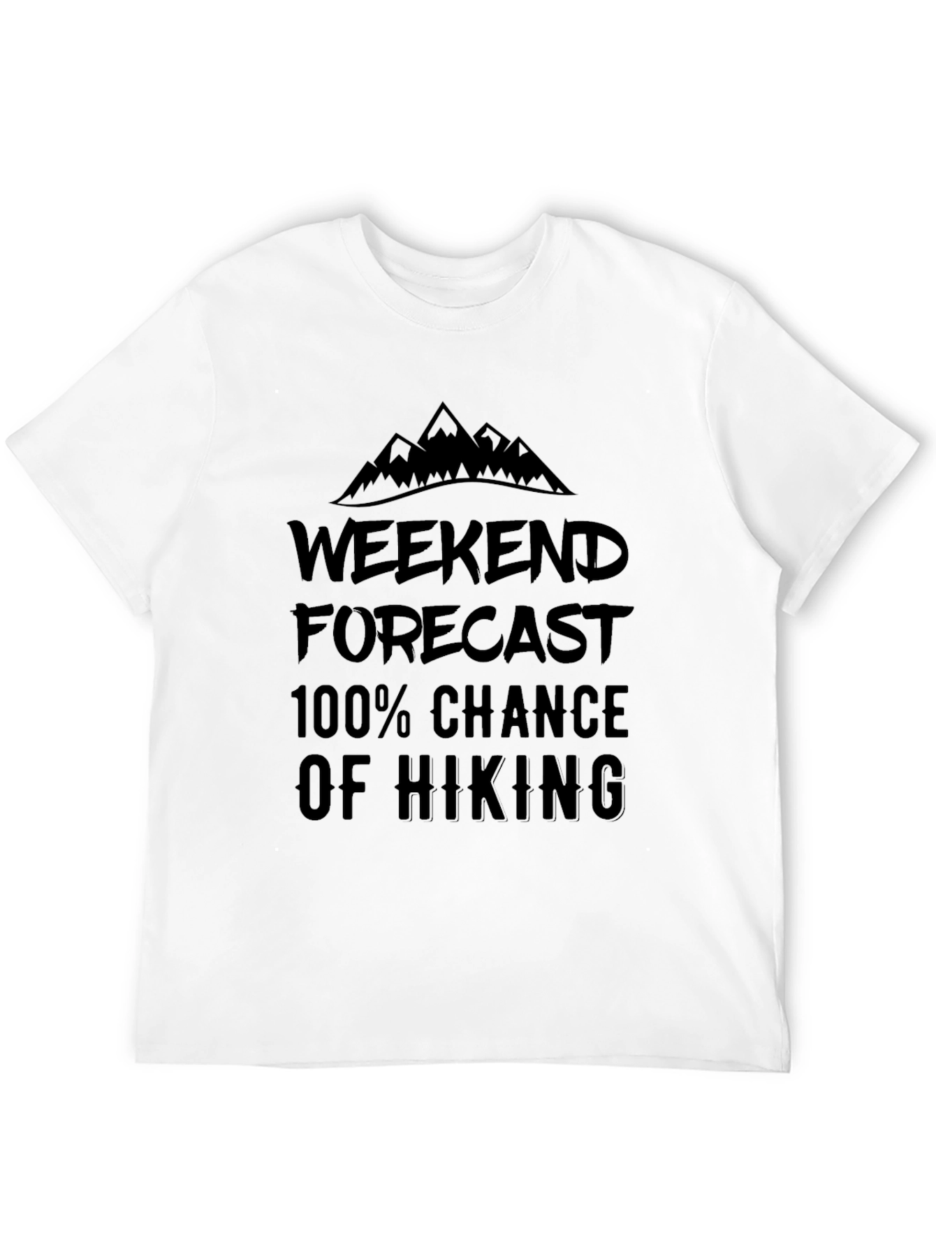 Hiking Forecast T-Shirt - Weekend Adventure Apparel