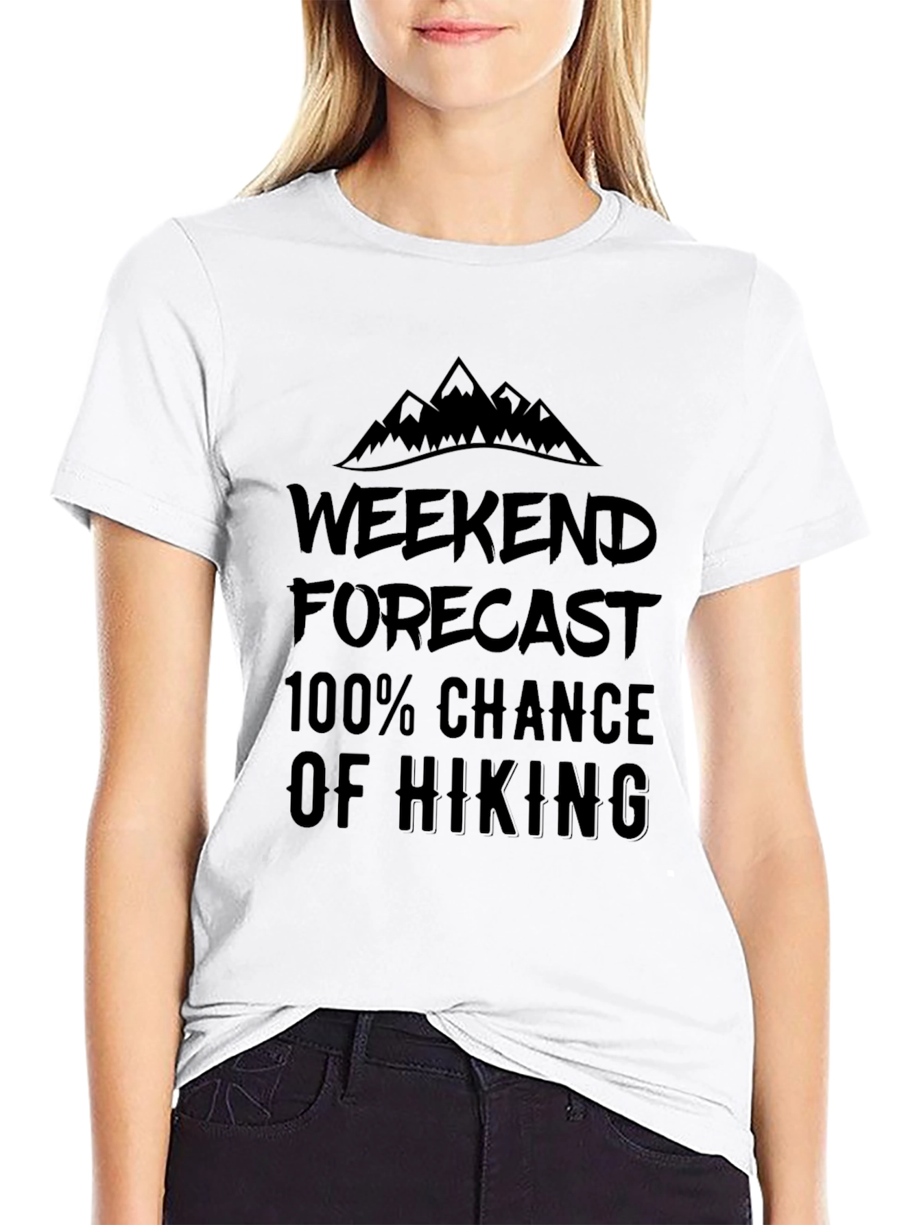 Hiking Forecast T-Shirt - Weekend Adventure Apparel