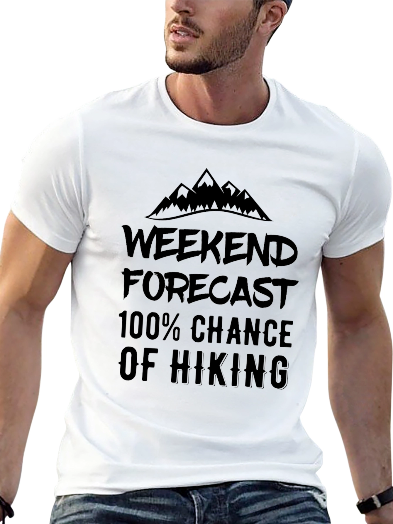 Hiking Forecast T-Shirt - Weekend Adventure Apparel