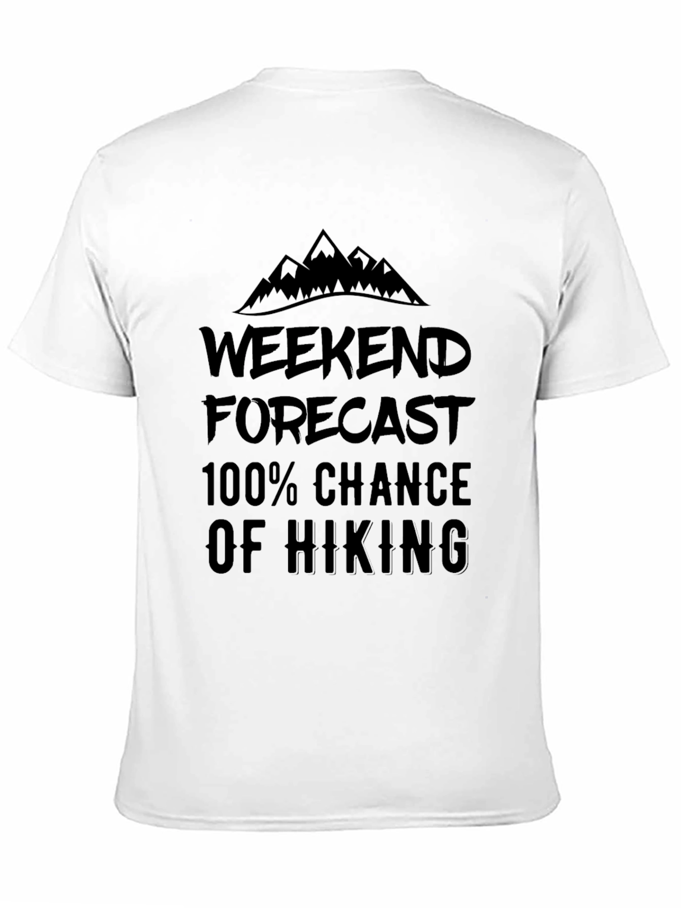 Hiking Forecast T-Shirt - Weekend Adventure Apparel