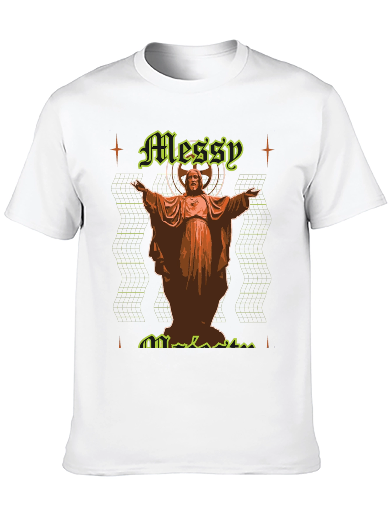 Messy Religious Graphic T-Shirt