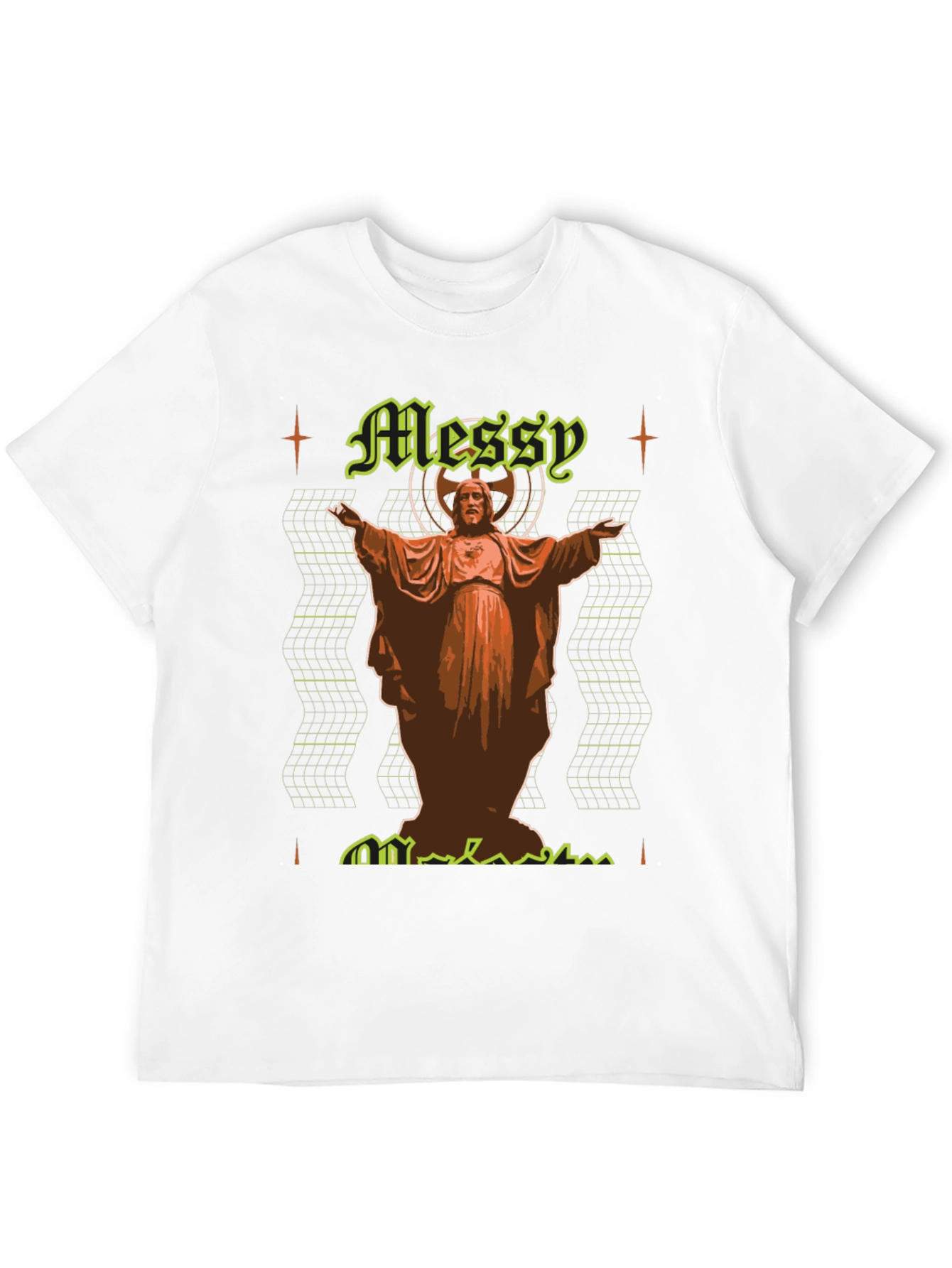 Messy Religious Graphic T-Shirt