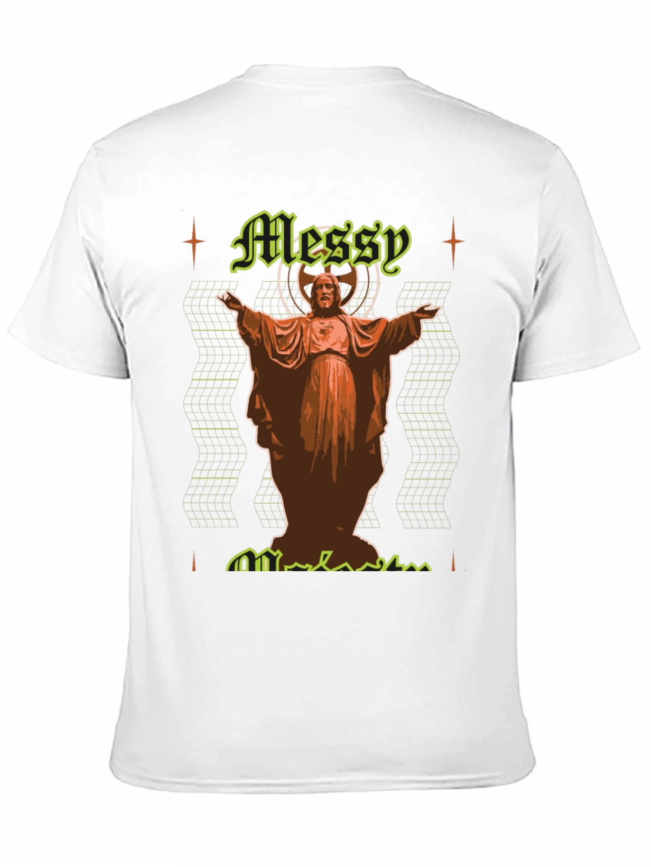 Messy Religious Graphic T-Shirt