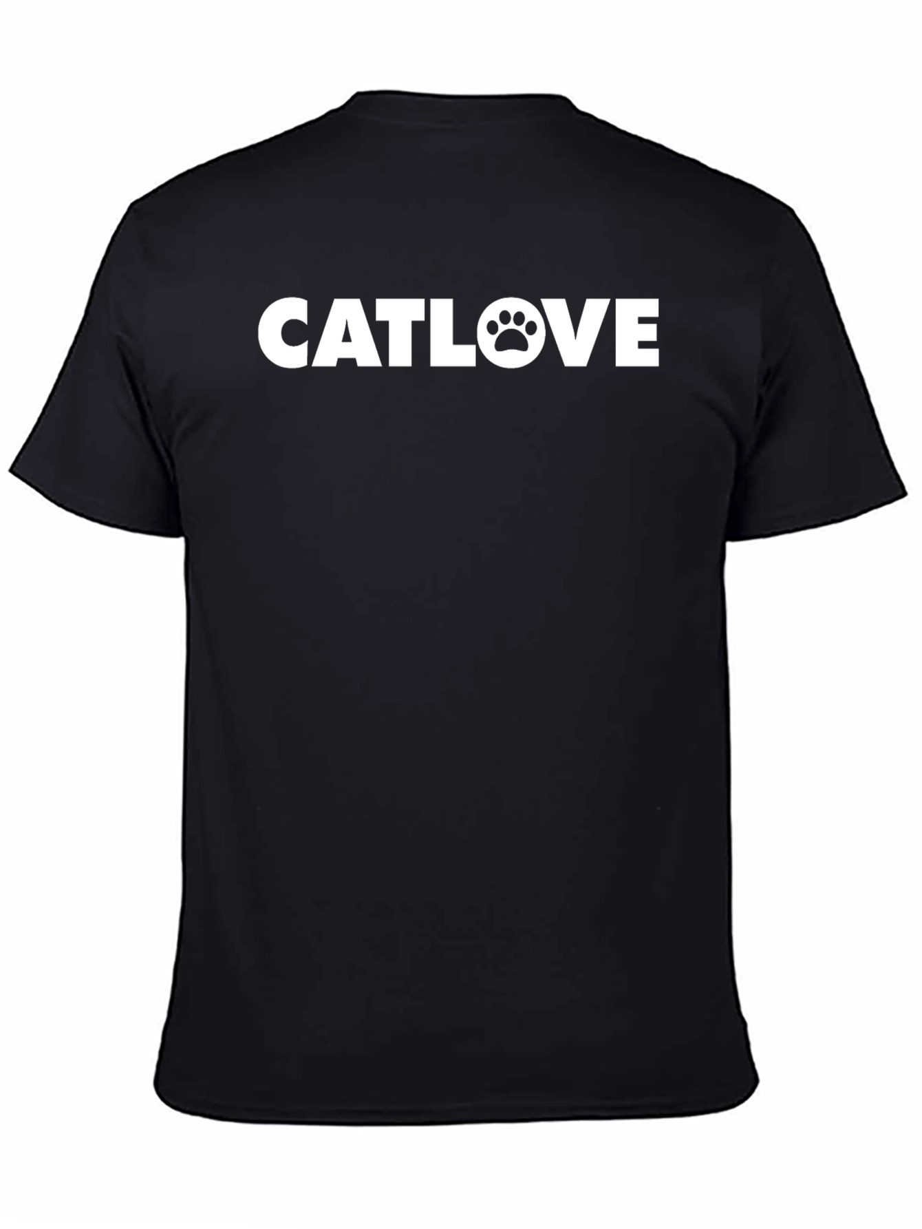 Cat Love T-Shirt - Cute Pet Paw Graphic Tee