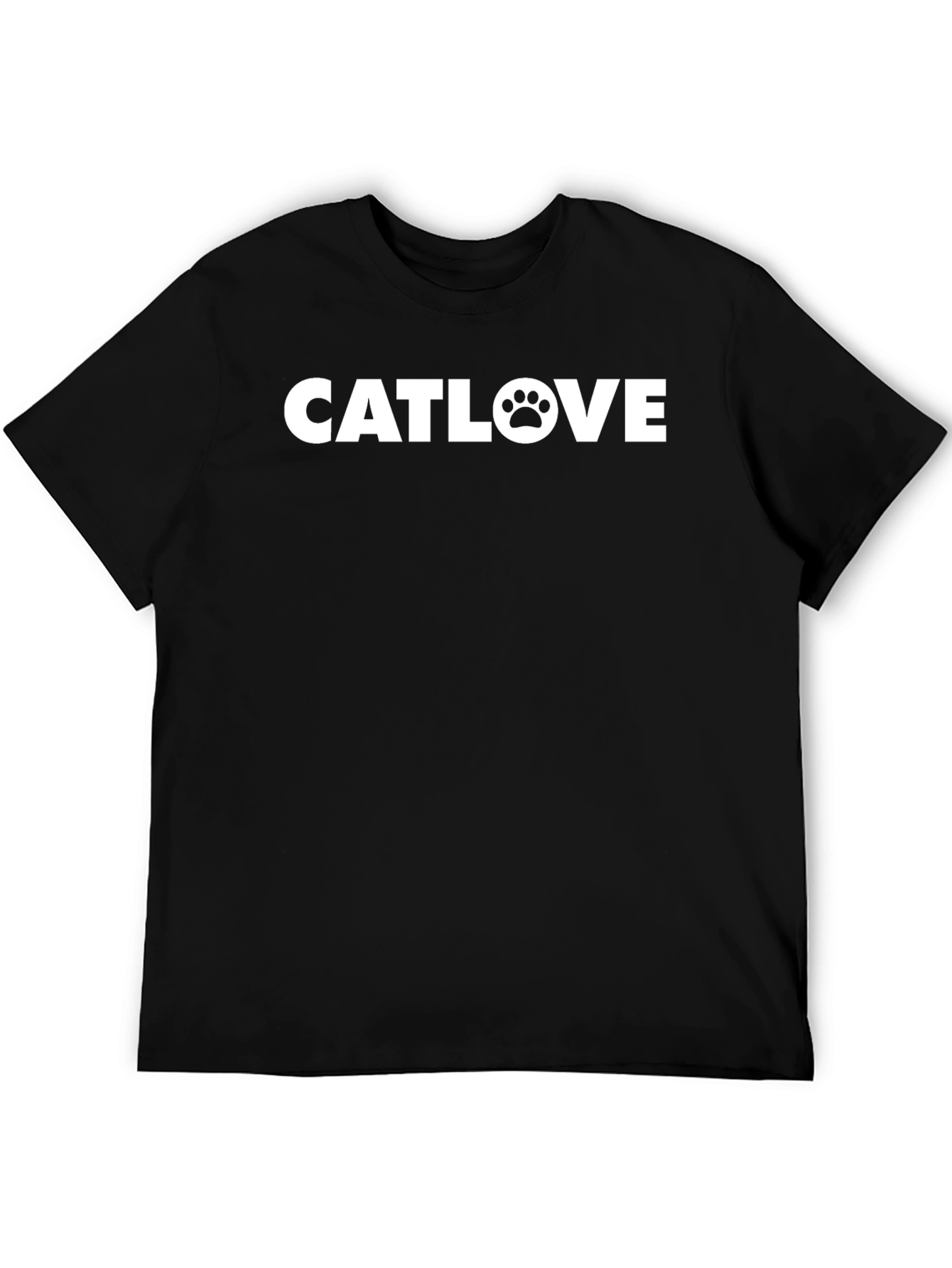 Cat Love T-Shirt - Cute Pet Paw Graphic Tee