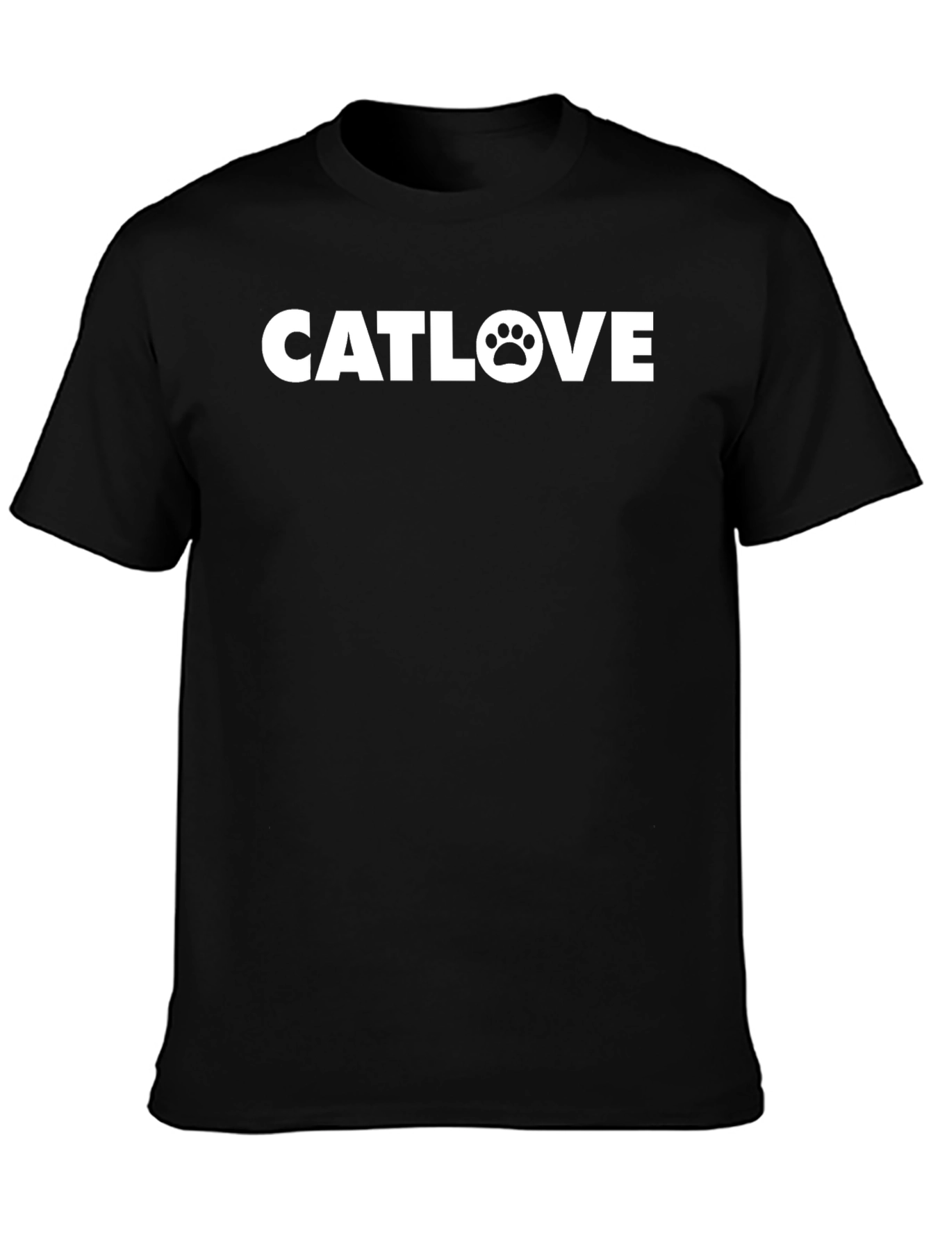 Cat Love T-Shirt - Cute Pet Paw Graphic Tee