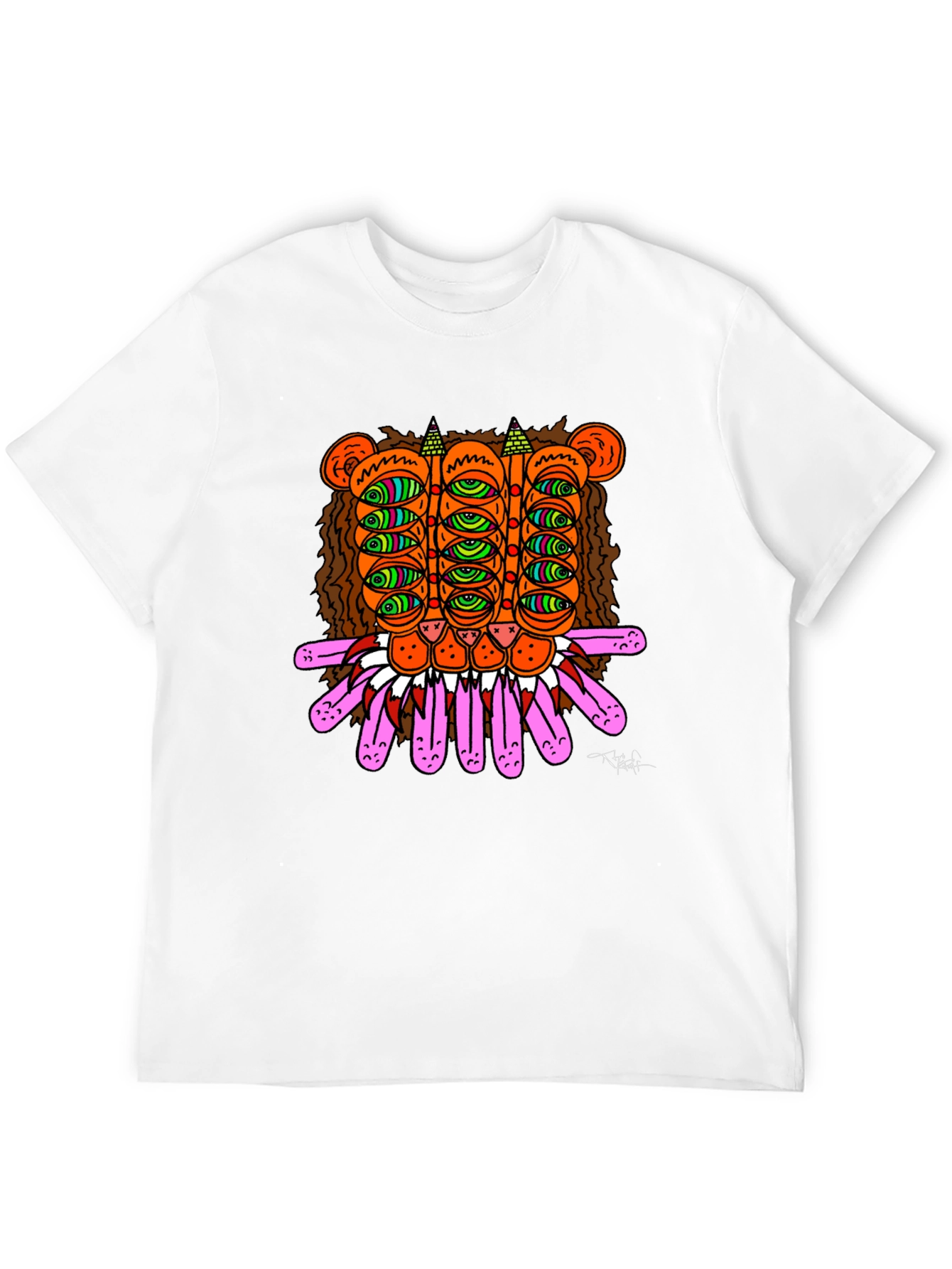 Eye Creature Graphic T-Shirt Black