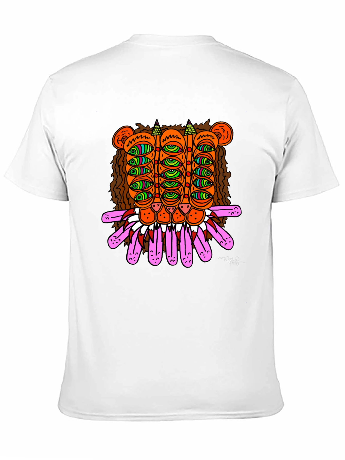 Eye Creature Graphic T-Shirt Black
