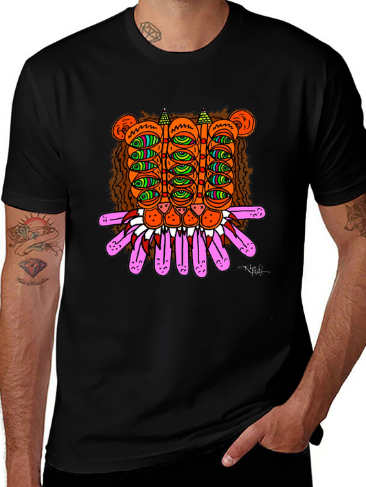 Eye Creature Graphic T-Shirt Black