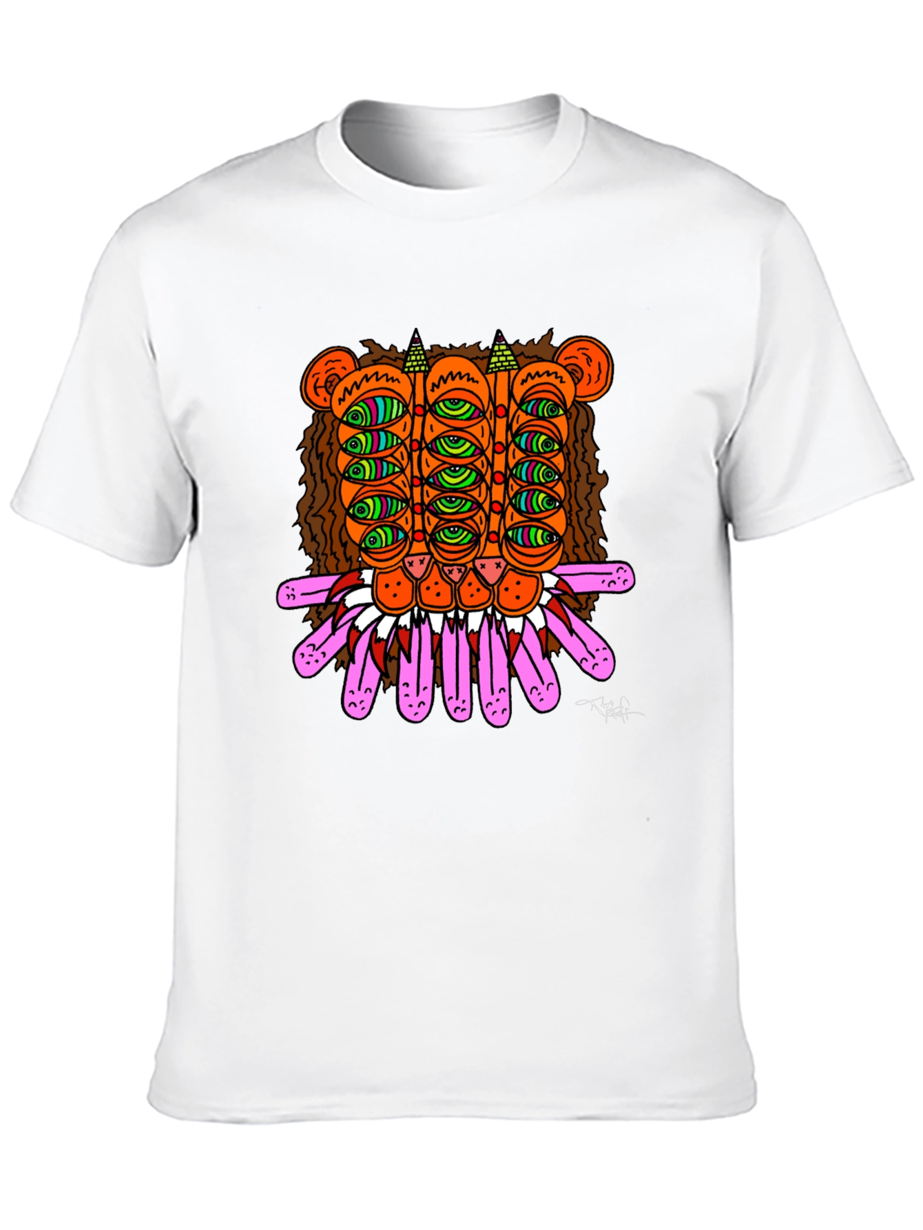 Eye Creature Graphic T-Shirt Black
