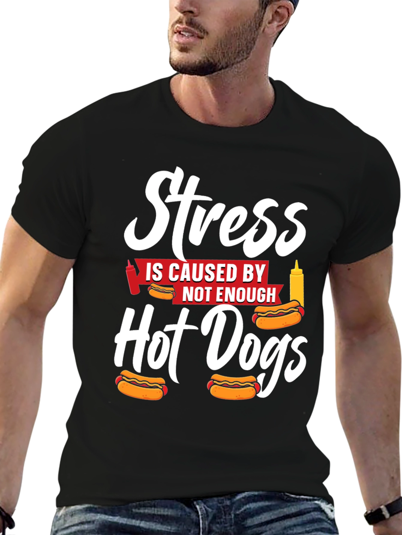Stress Hot Dogs T-Shirt