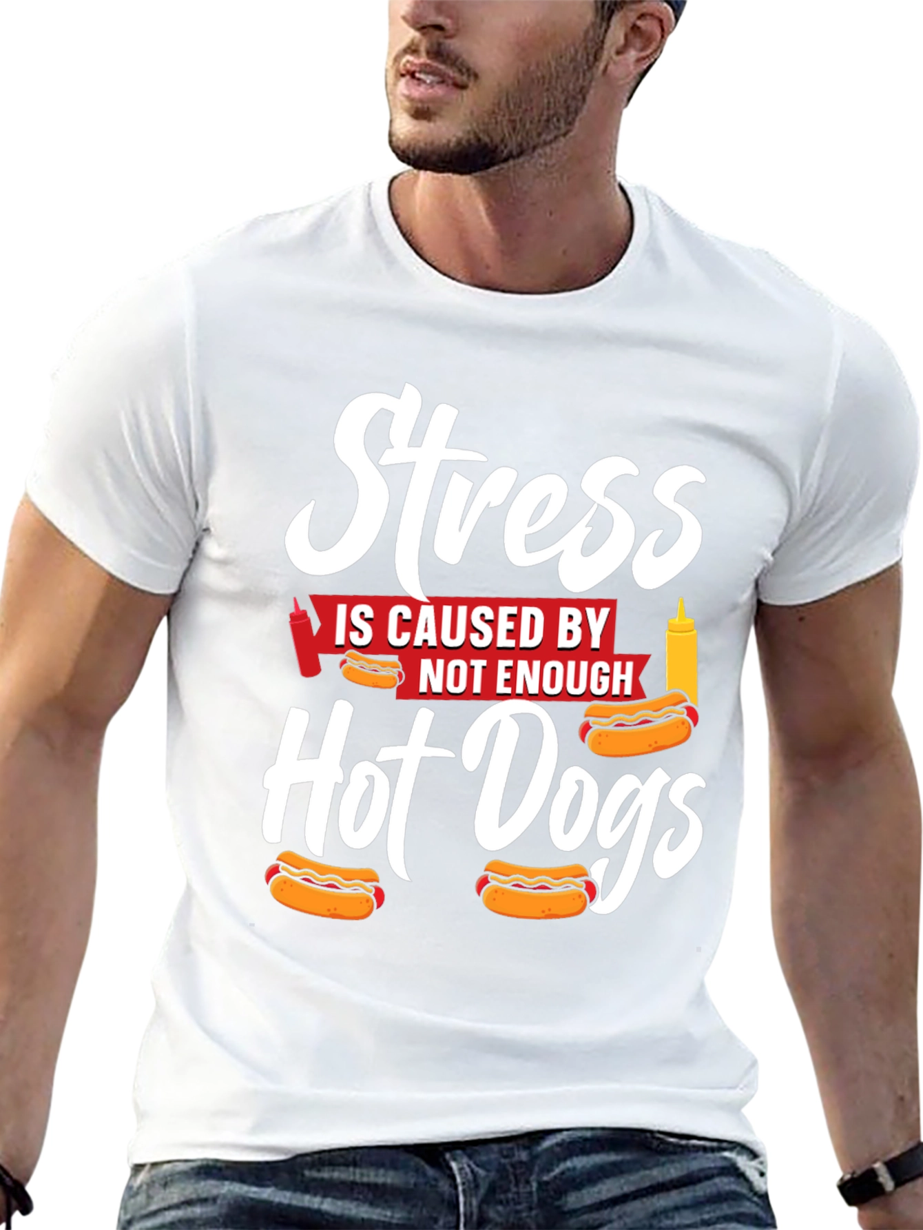 Stress Hot Dogs T-Shirt