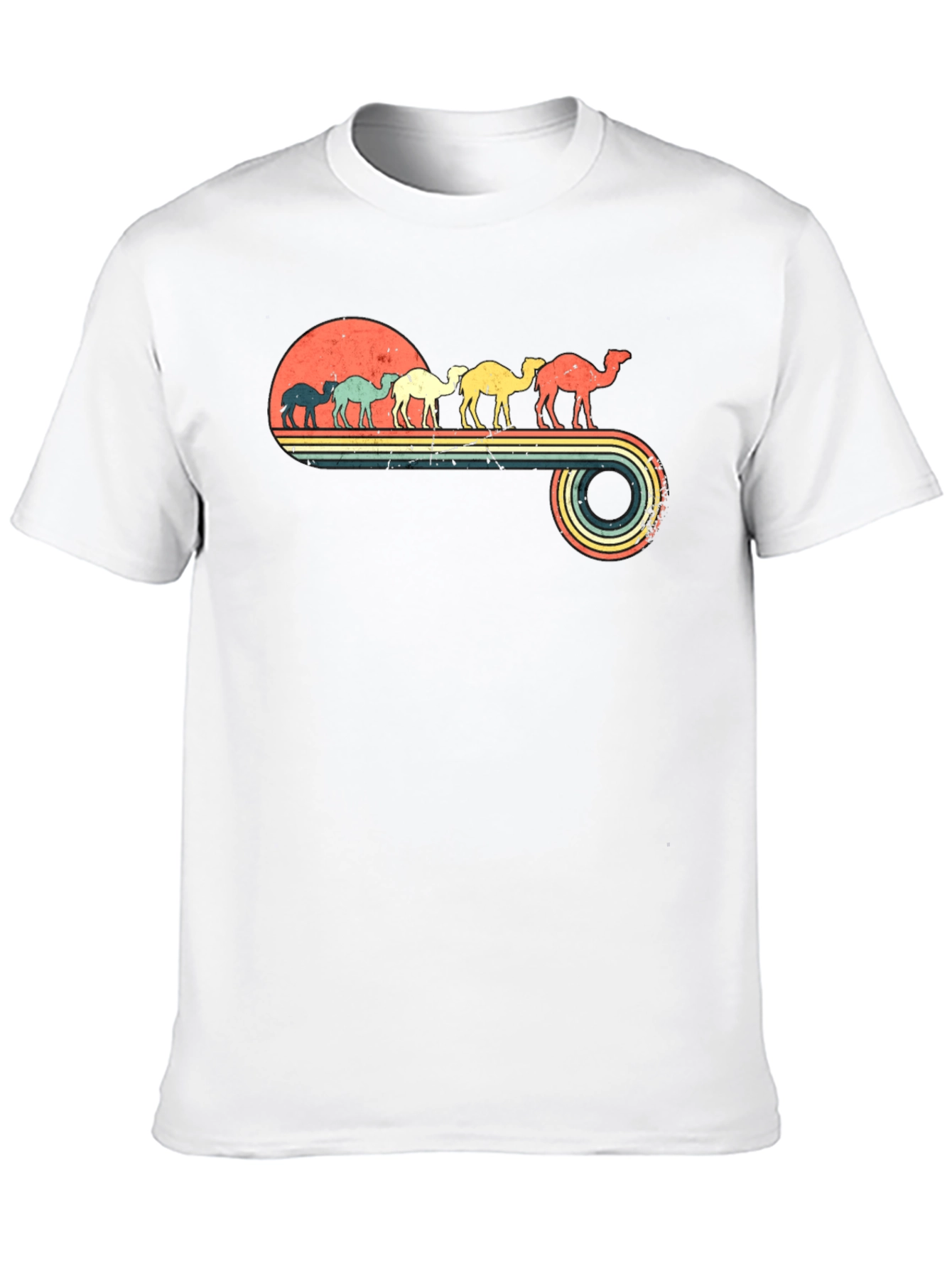 Retro Camel Sunset T-Shirt