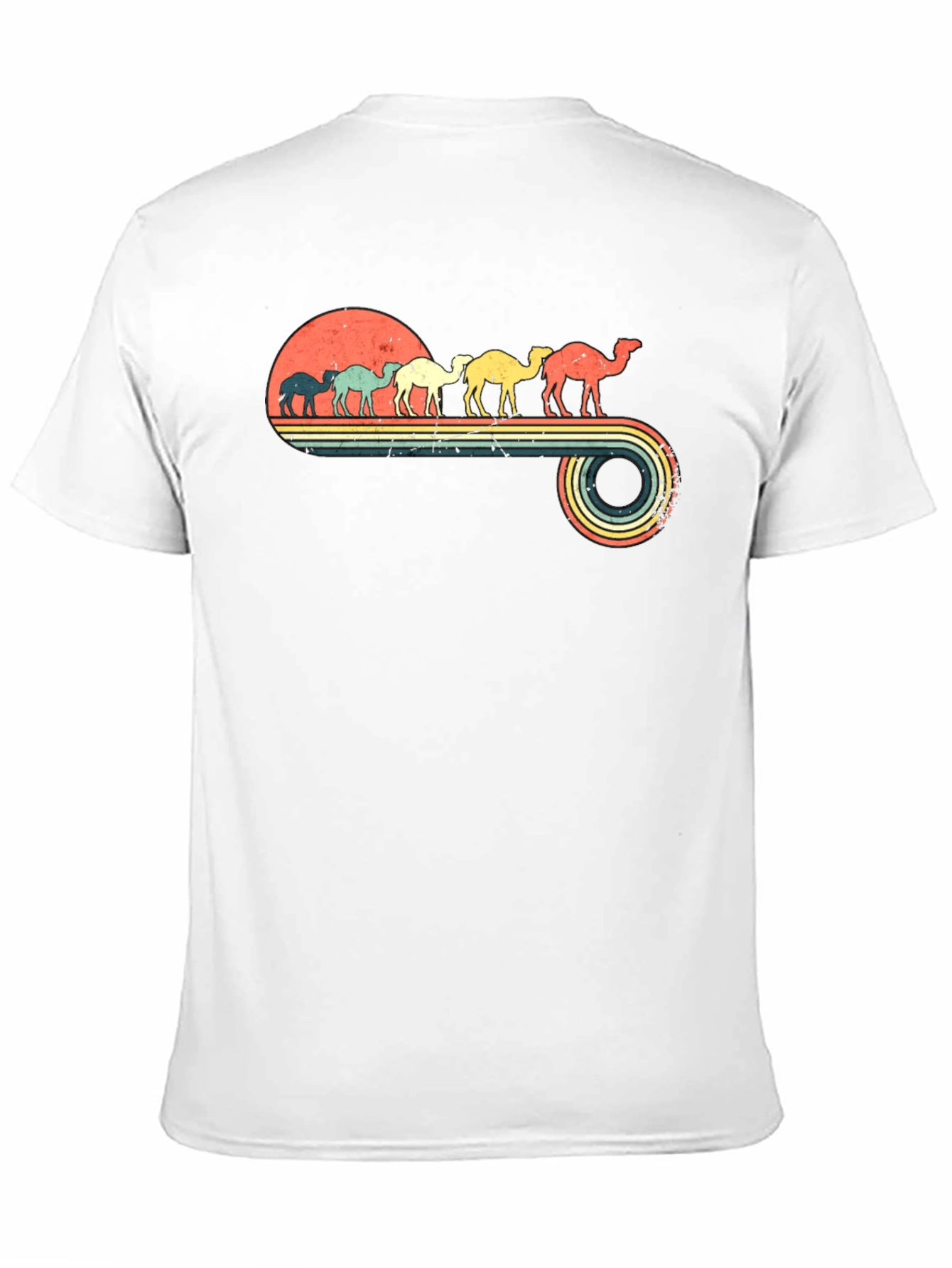 Retro Camel Sunset T-Shirt