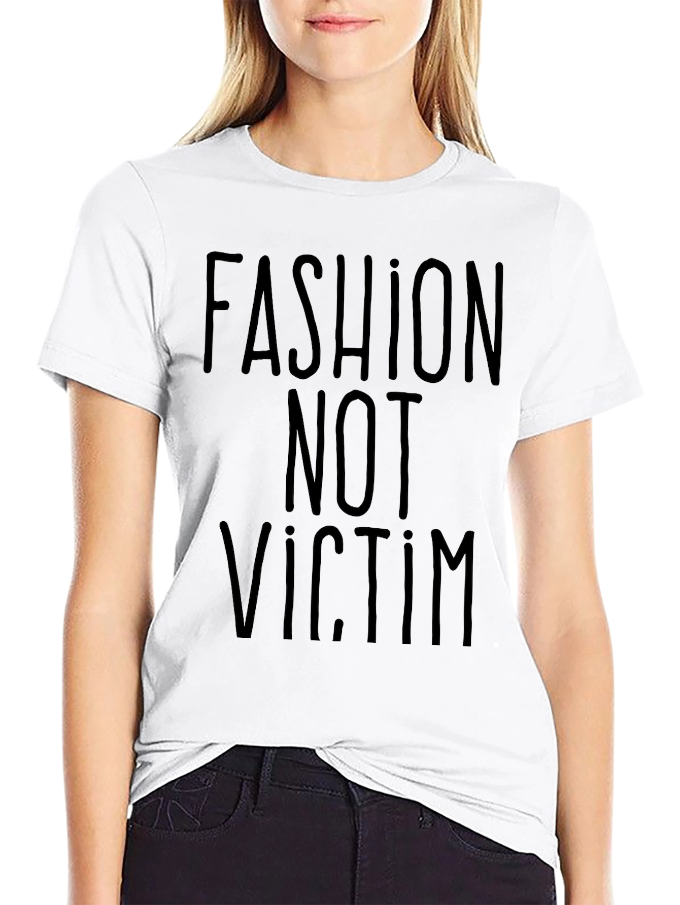 Fashion Not Victim Graphic Tee