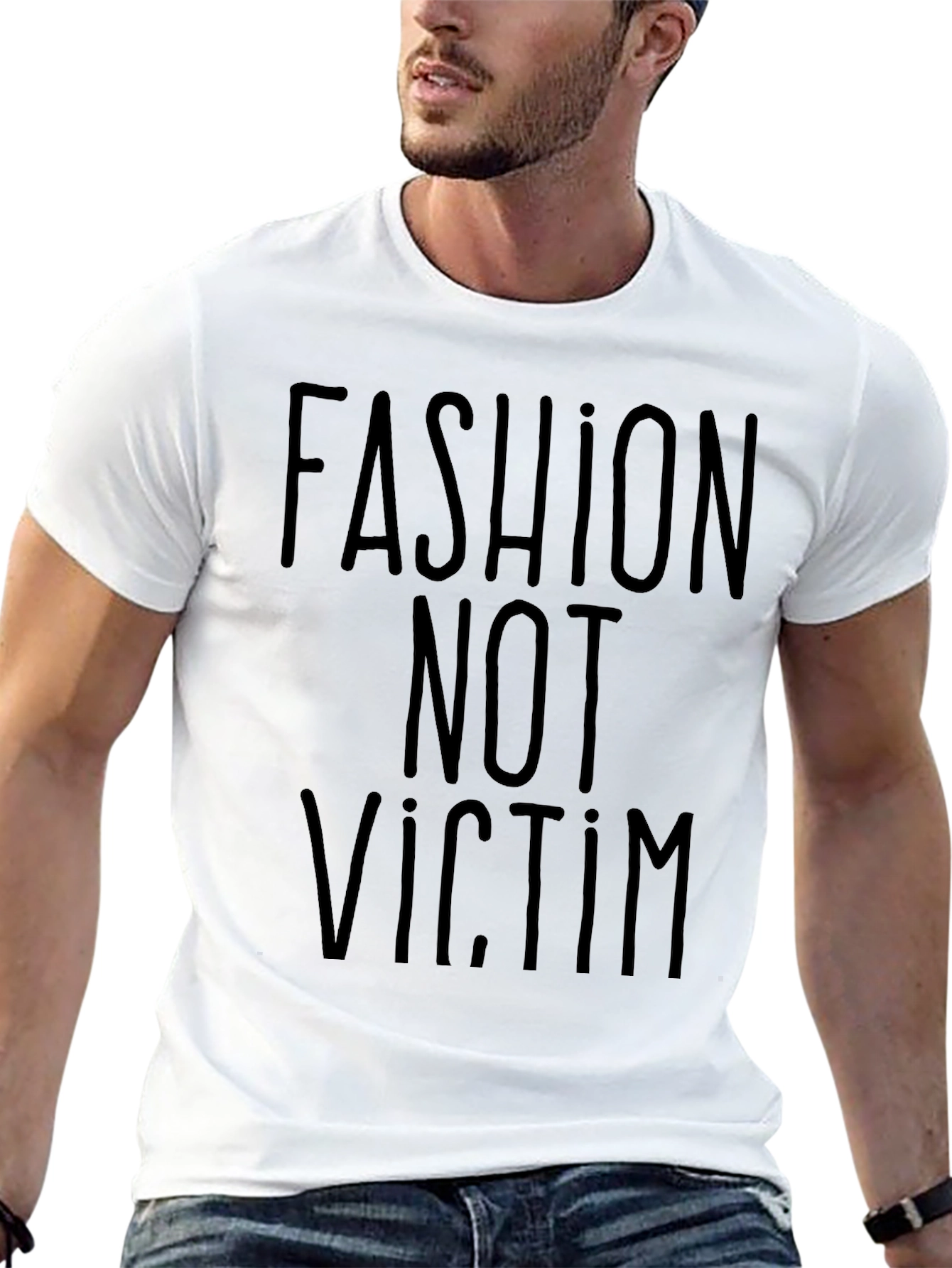 Fashion Not Victim Graphic Tee