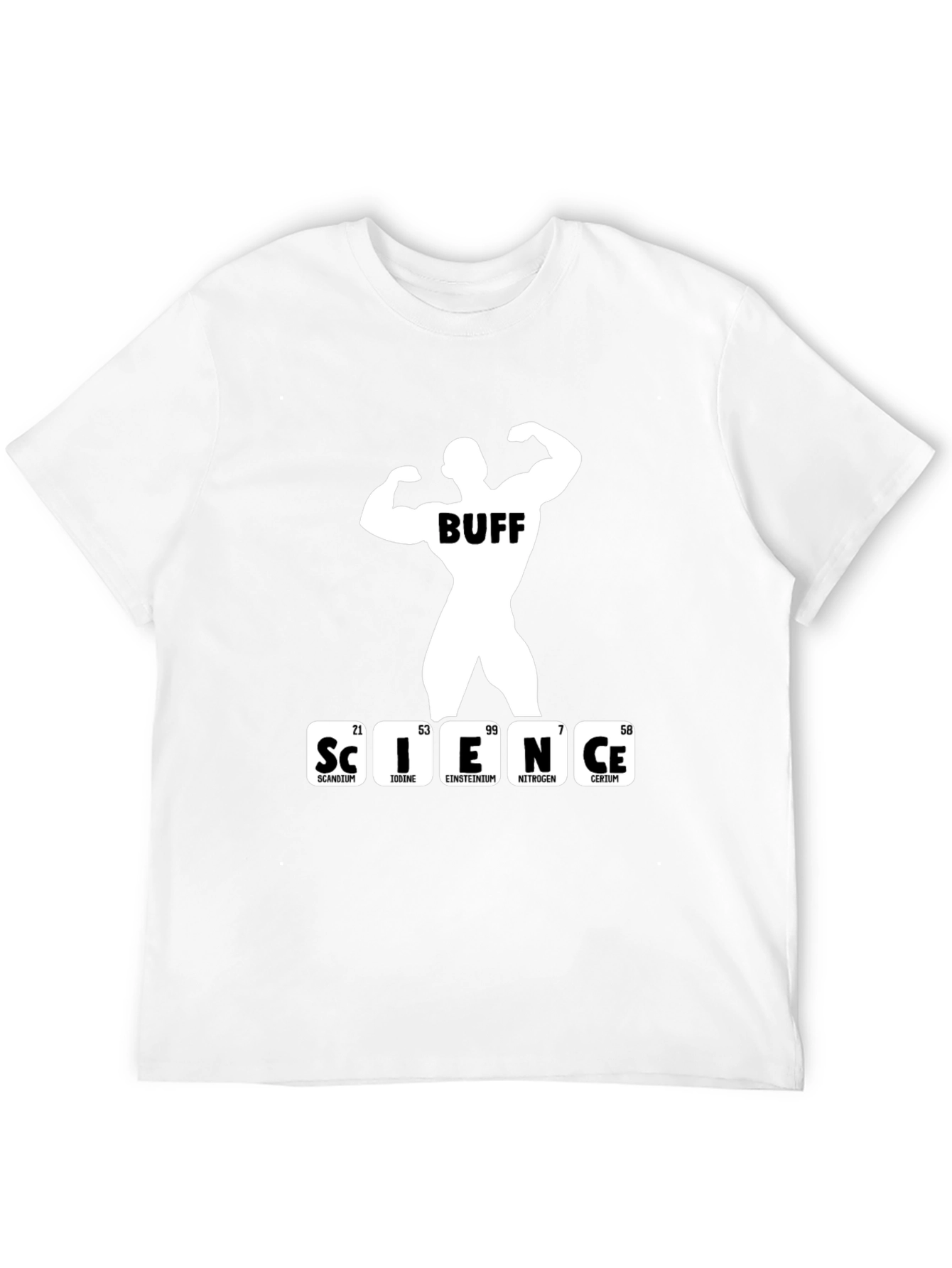 Science Buff T-Shirt - Black Funny Gym Shirt