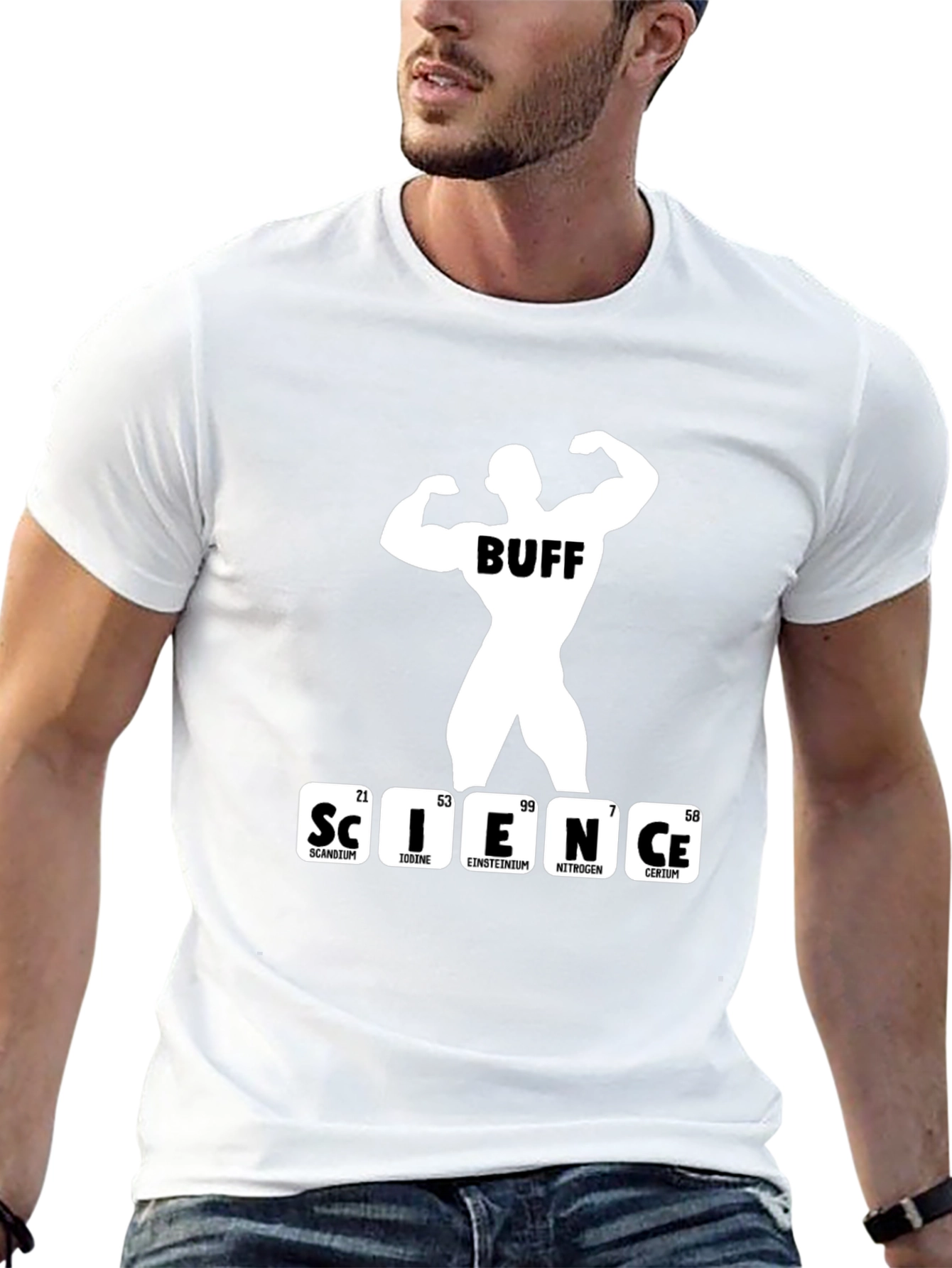 Science Buff T-Shirt - Black Funny Gym Shirt