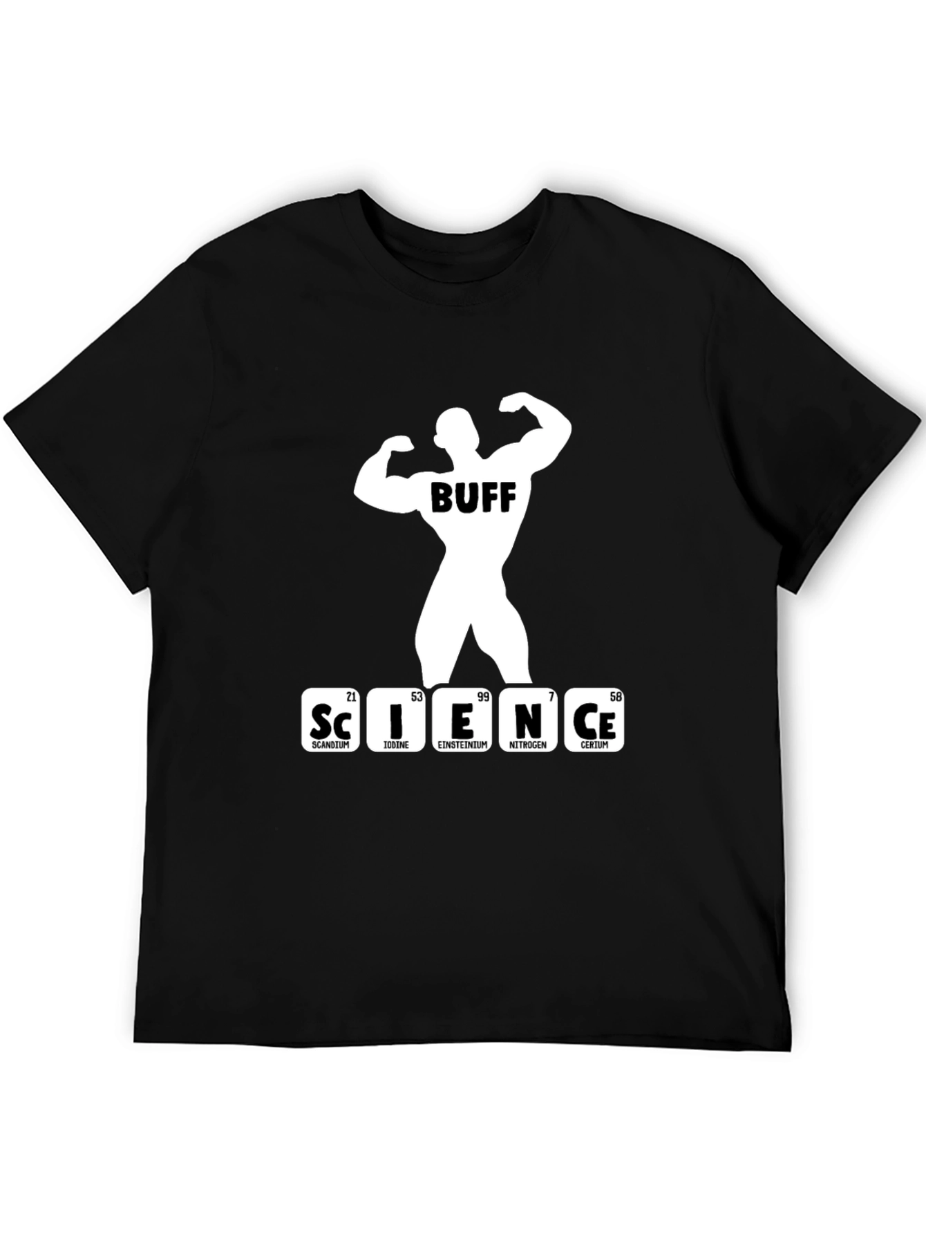 Science Buff T-Shirt - Black Funny Gym Shirt