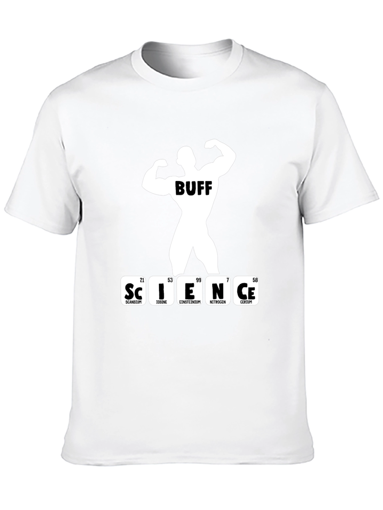 Science Buff T-Shirt - Black Funny Gym Shirt