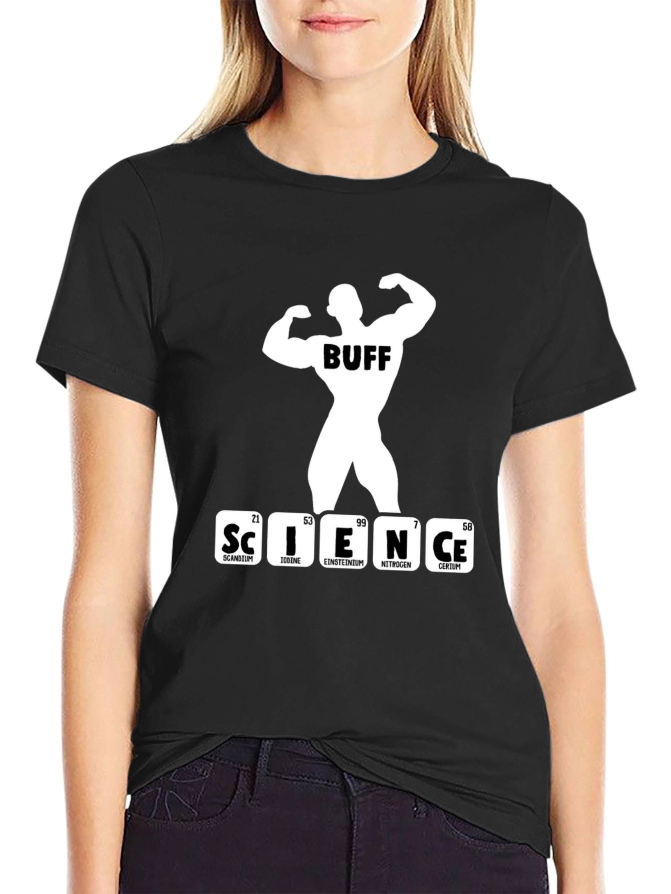 Science Buff T-Shirt - Black Funny Gym Shirt