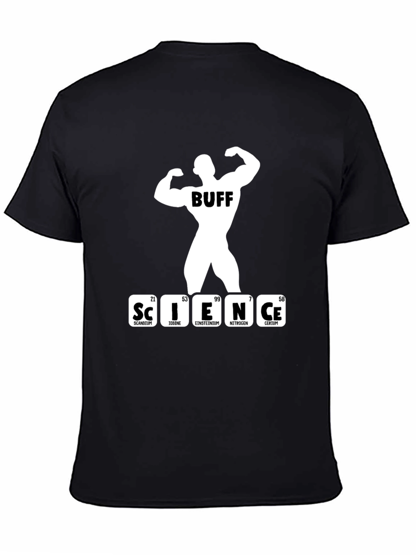 Science Buff T-Shirt - Black Funny Gym Shirt