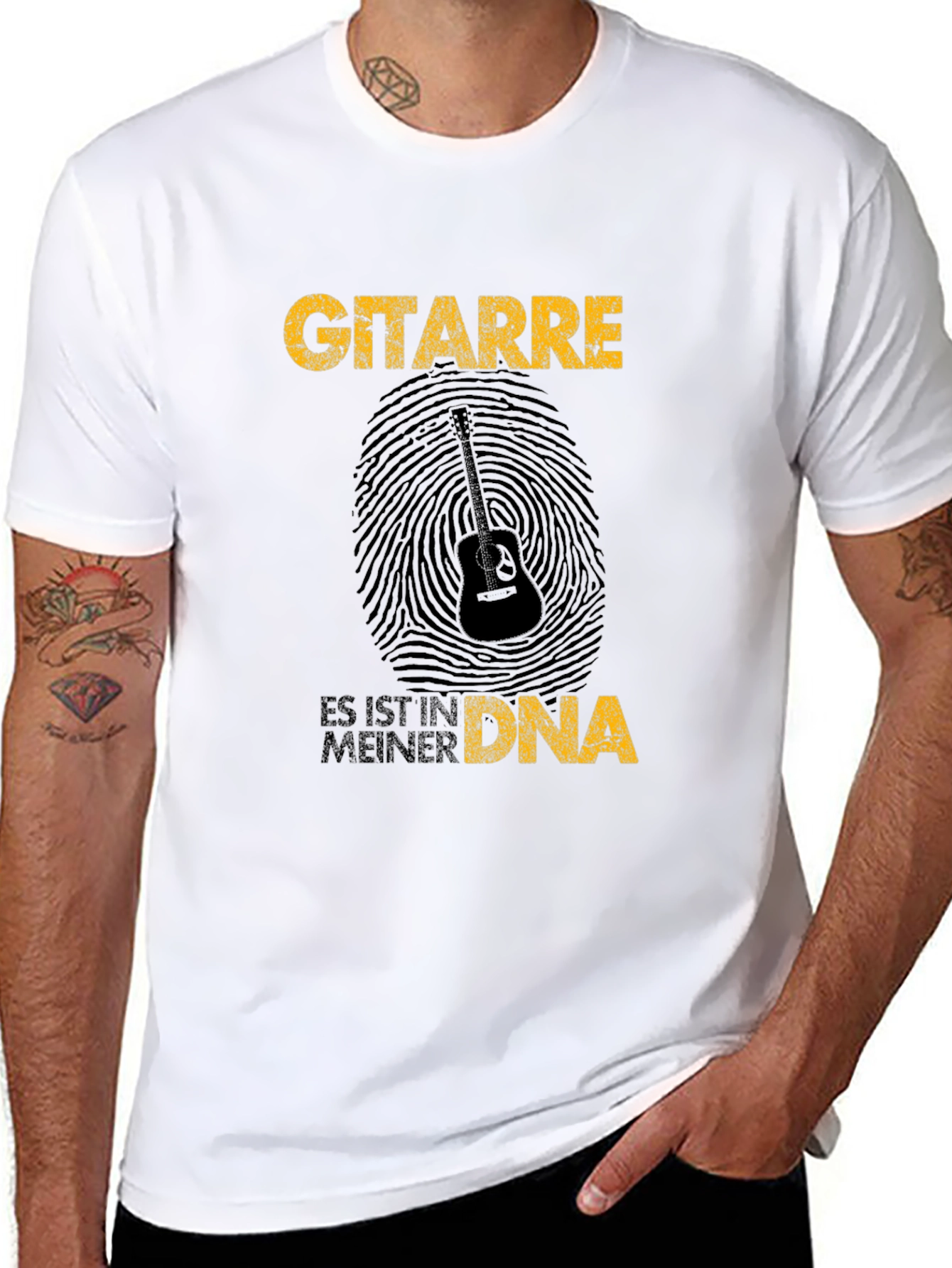 Guitar DNA Graphic T-Shirt