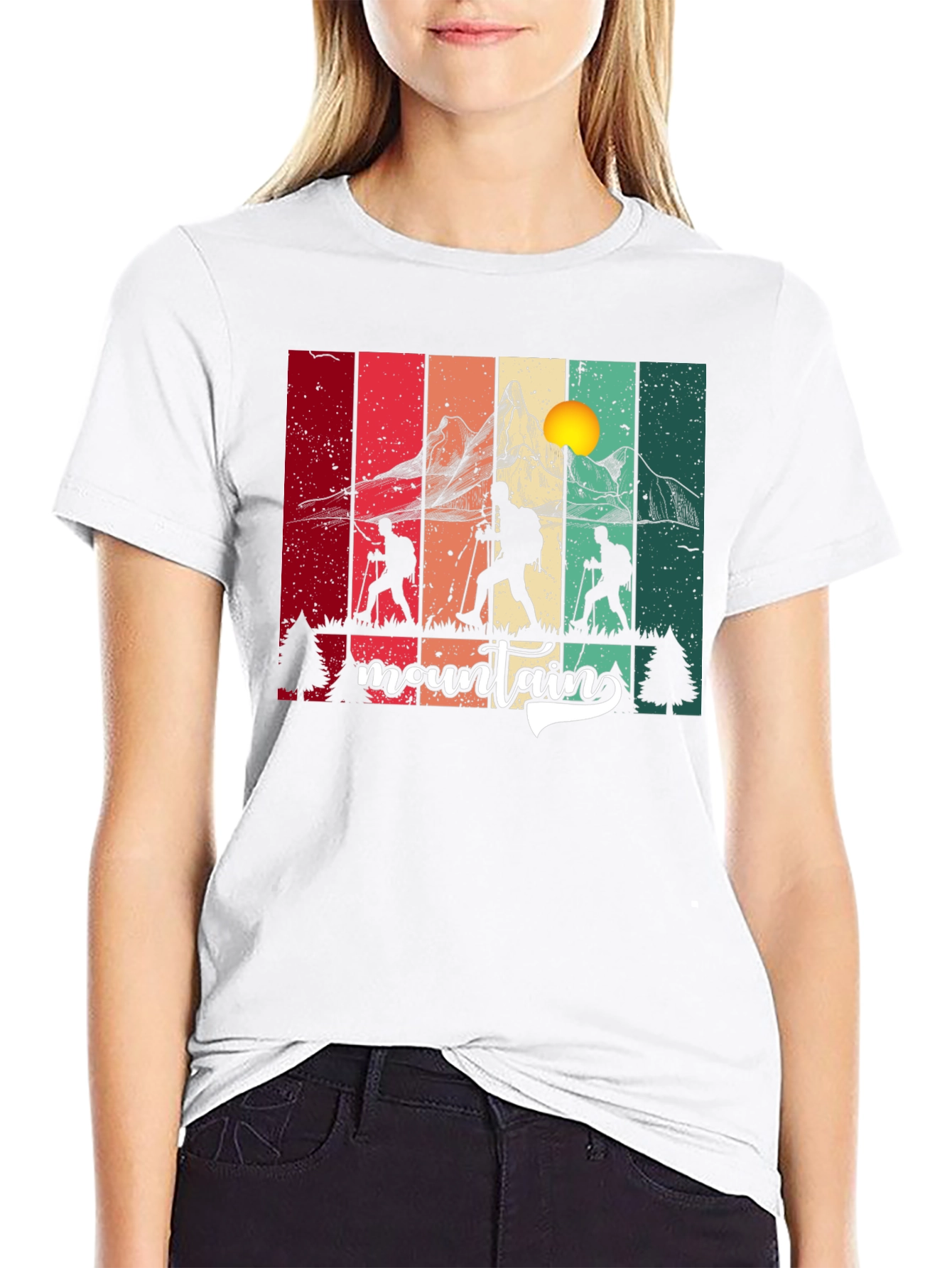 Mountain Hiker Graphic T-Shirt - Nature Lover Tee