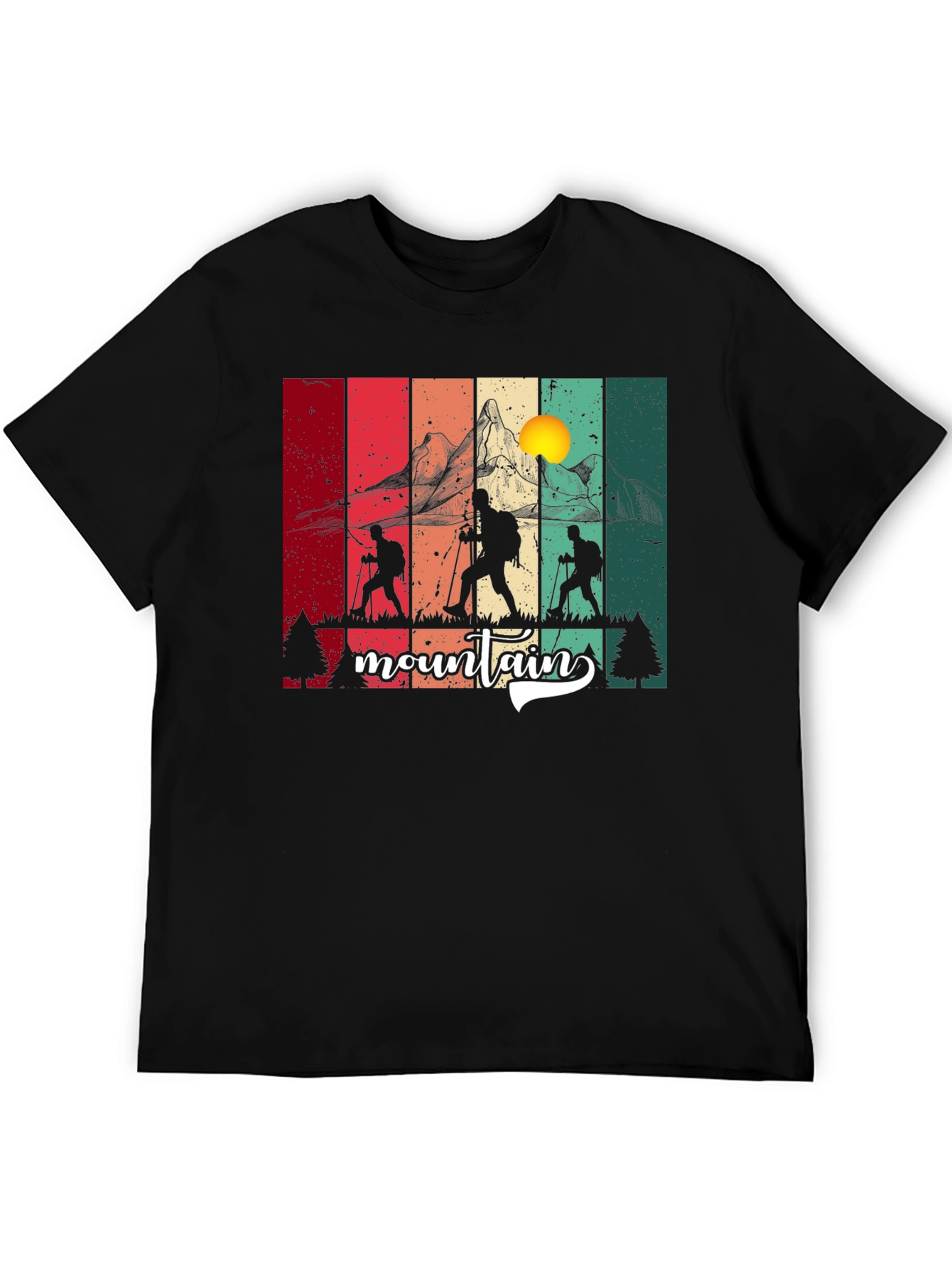 Mountain Hiker Graphic T-Shirt - Nature Lover Tee