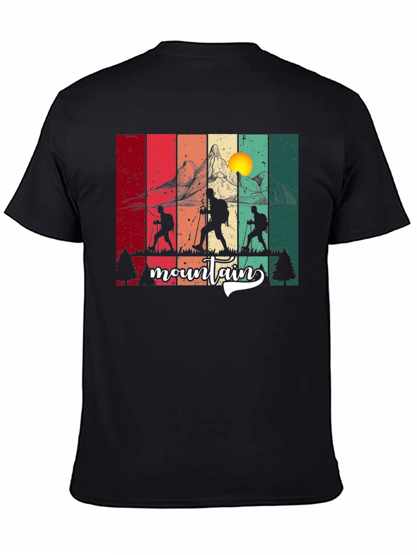 Mountain Hiker Graphic T-Shirt - Nature Lover Tee