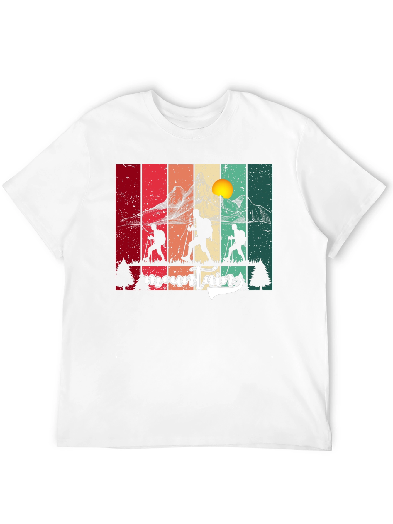Mountain Hiker Graphic T-Shirt - Nature Lover Tee