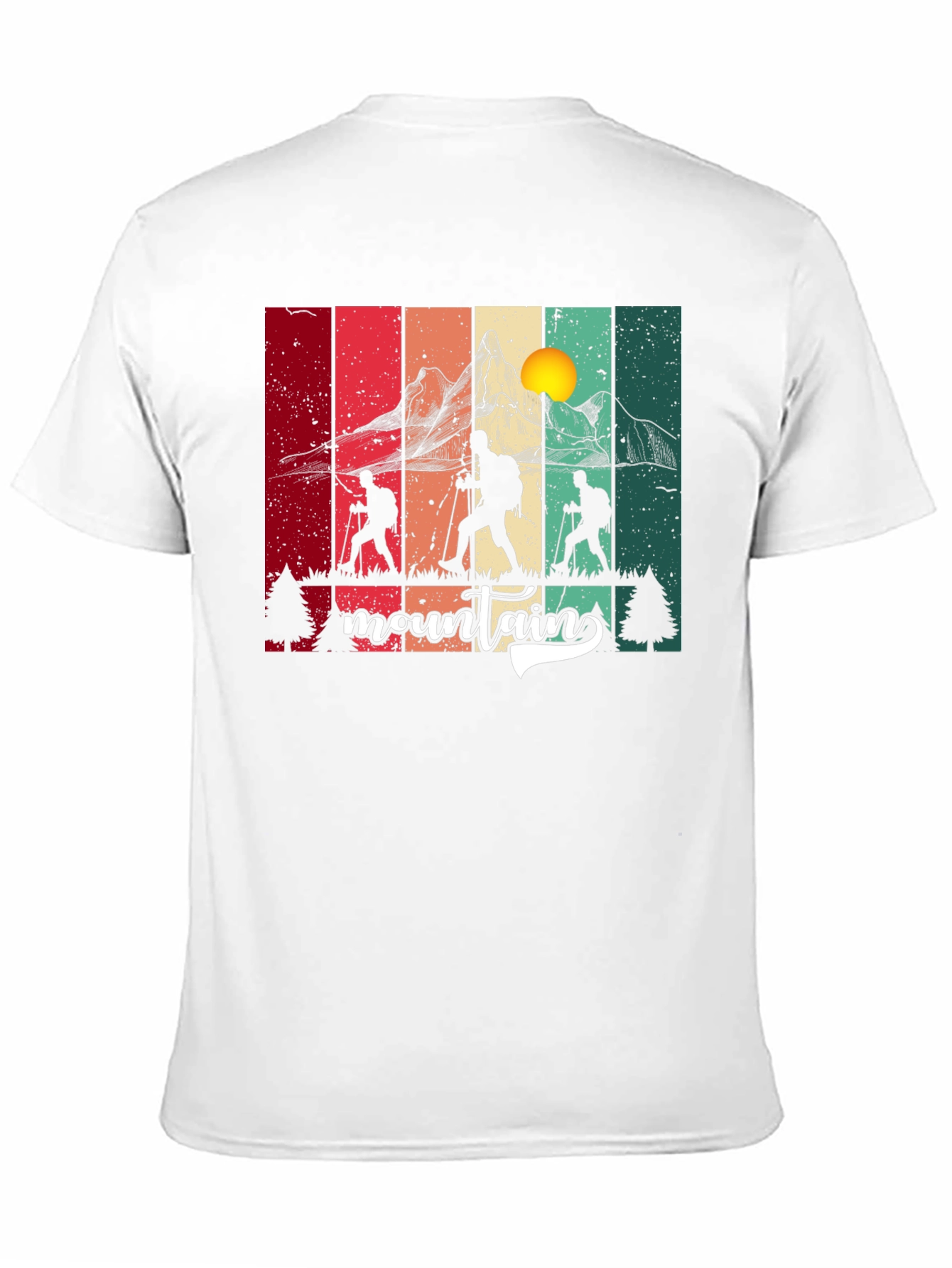 Mountain Hiker Graphic T-Shirt - Nature Lover Tee