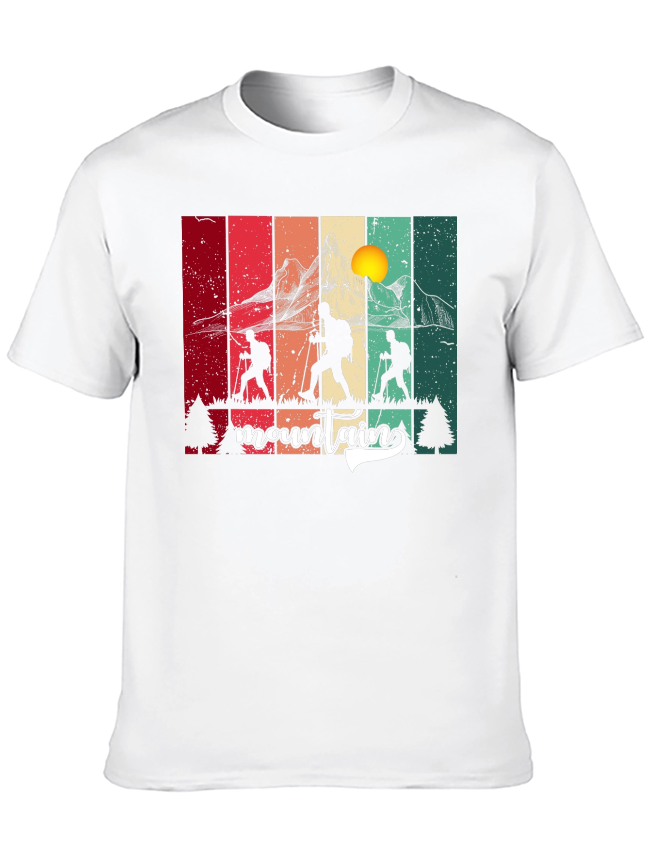 Mountain Hiker Graphic T-Shirt - Nature Lover Tee
