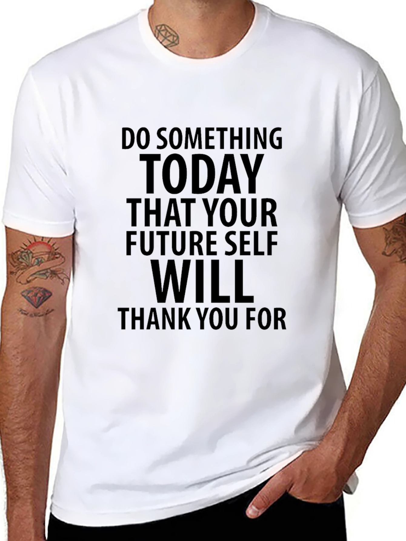 Inspirational Quote T-Shirt: Future Self Thank You
