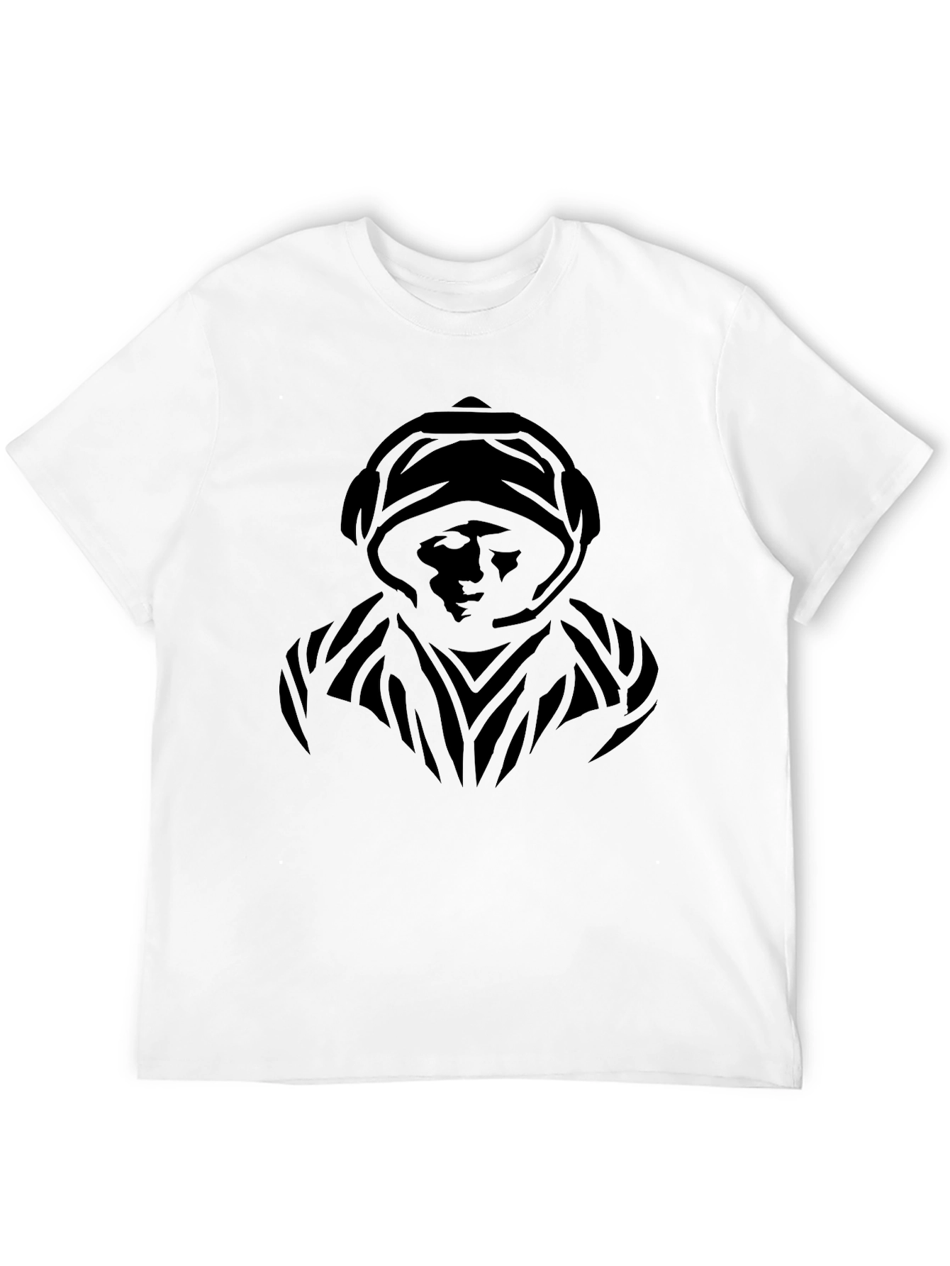 Mystic Silhouette Mens Black T-Shirt