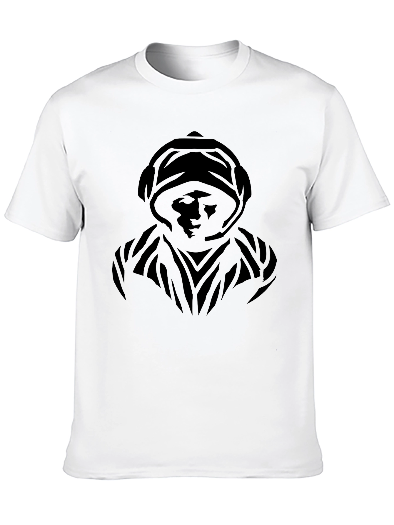 Mystic Silhouette Mens Black T-Shirt
