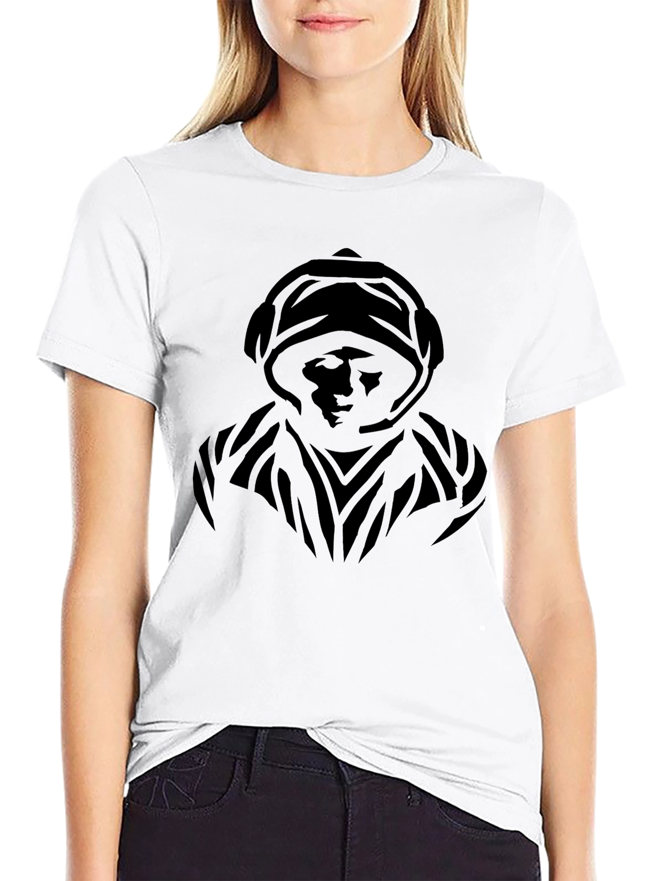 Mystic Silhouette Mens Black T-Shirt