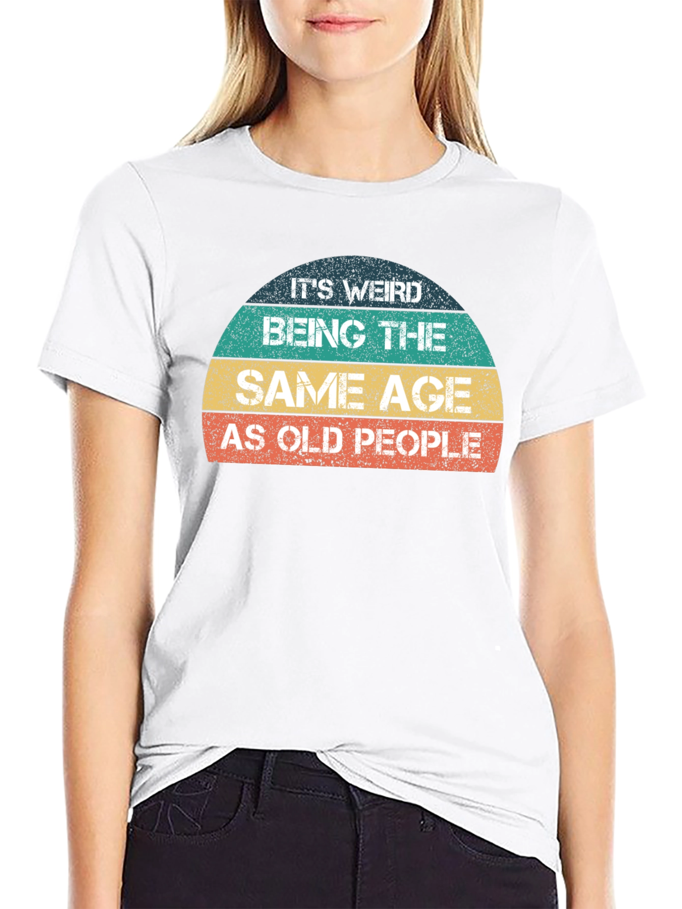 Funny Same Age As Old People Graphic T-Shirt