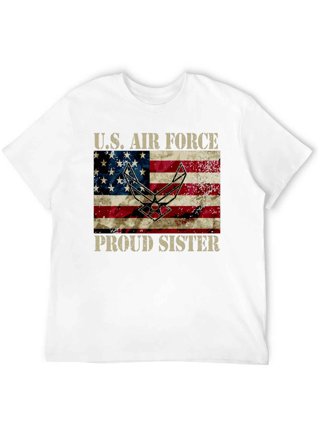 US Air Force Proud Sister Graphic Tee