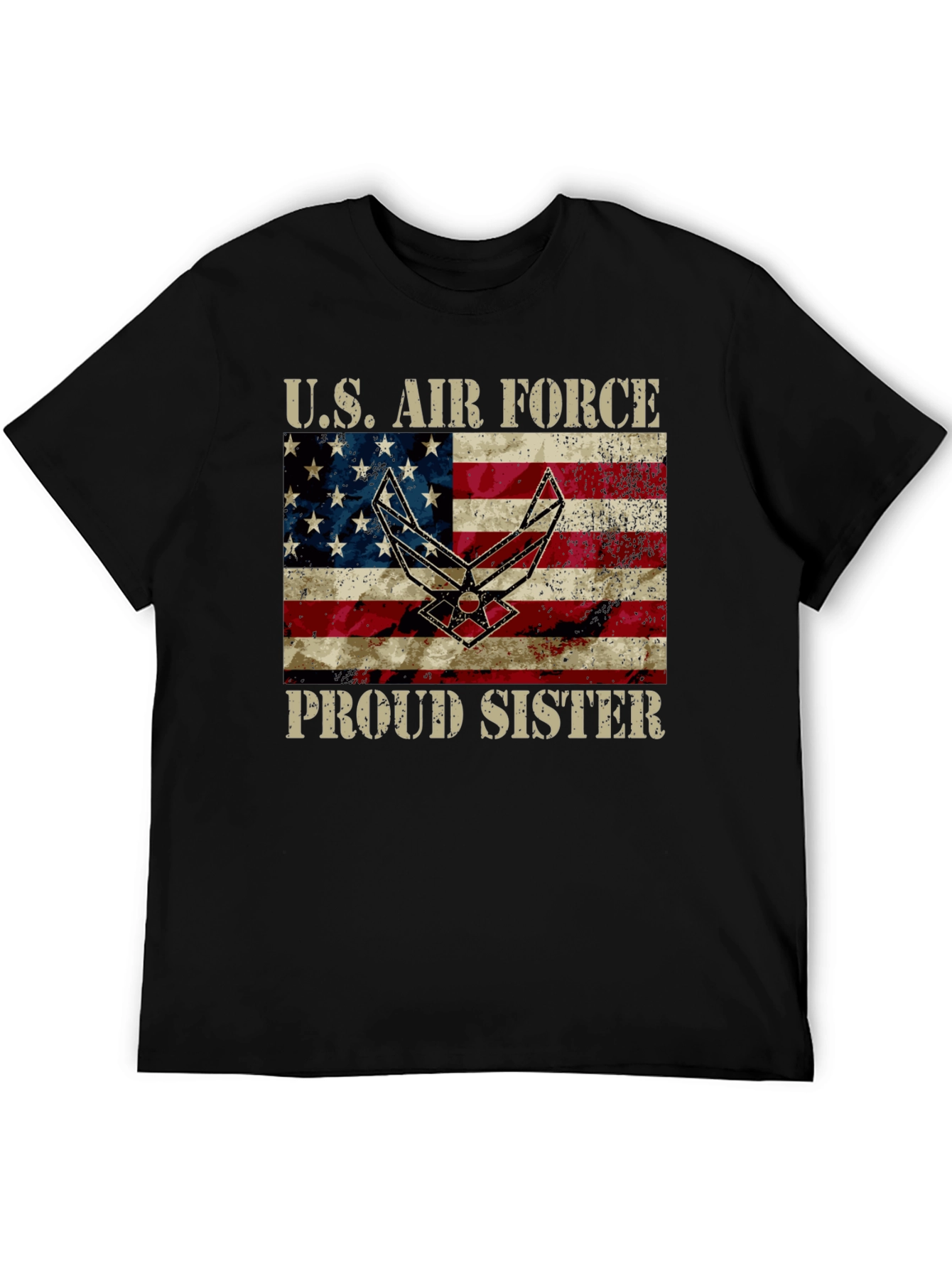 US Air Force Proud Sister Graphic Tee