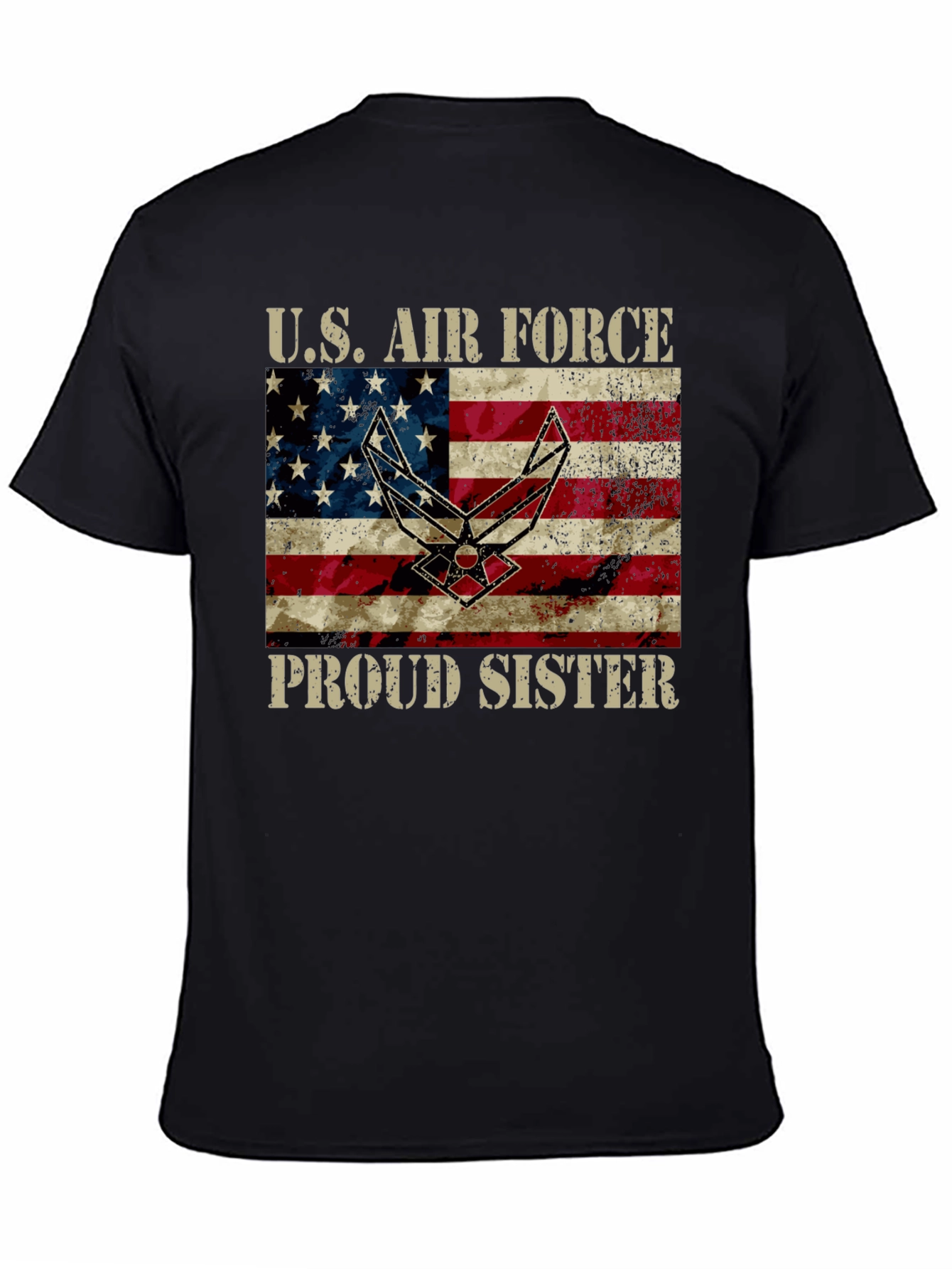US Air Force Proud Sister Graphic Tee