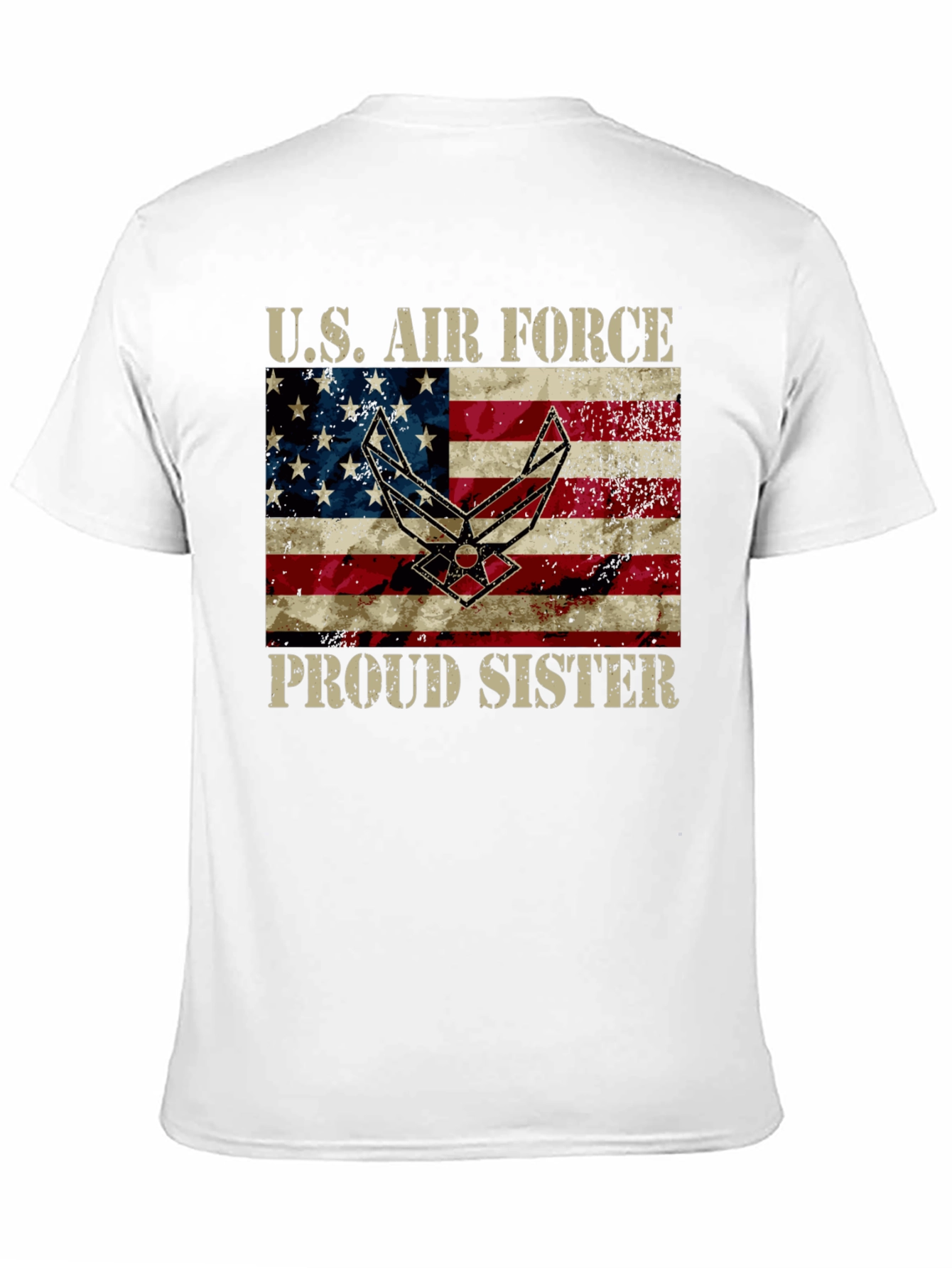 US Air Force Proud Sister Graphic Tee