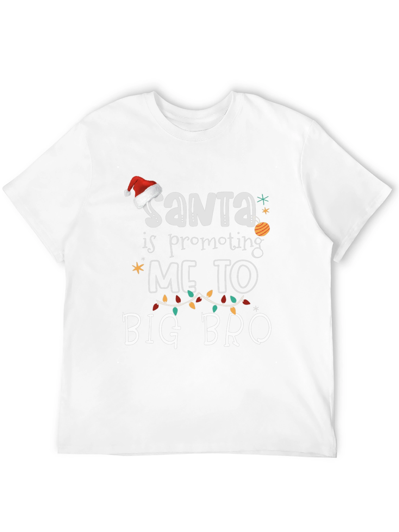 Santa Promoting Me to Big Bro T-Shirt