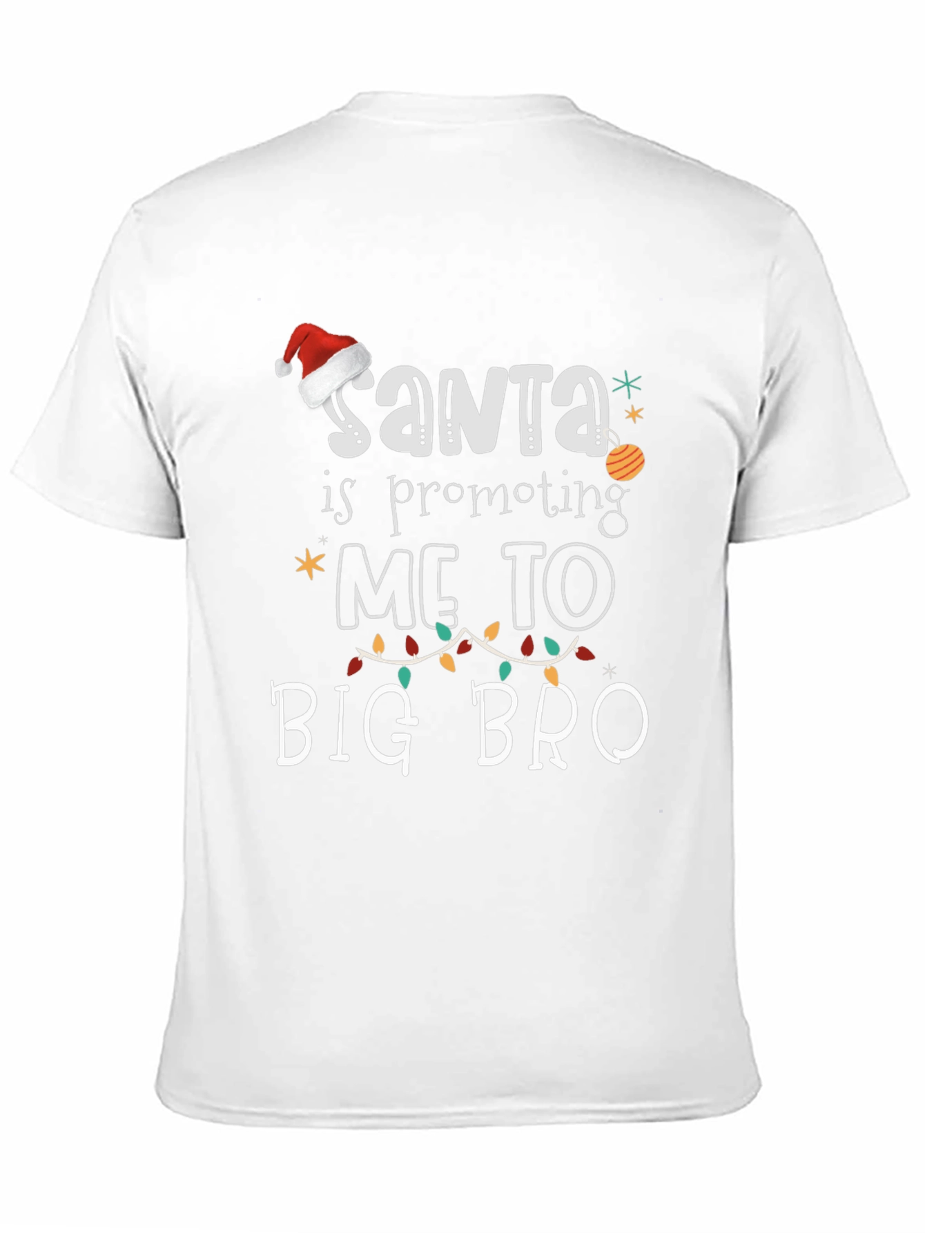 Santa Promoting Me to Big Bro T-Shirt